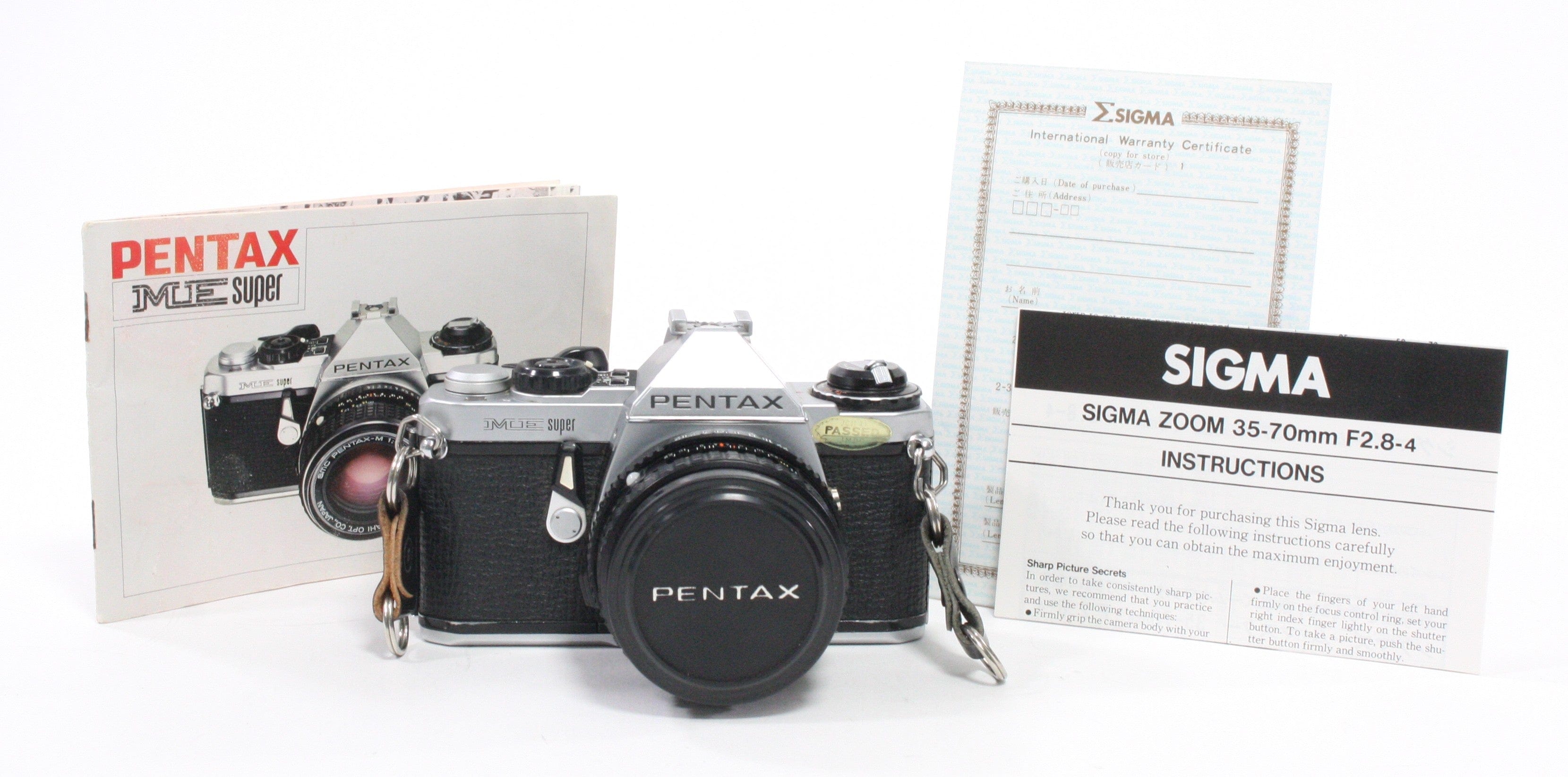 Pentax ME Super 35mm Camera with 50mm f/2 Lens