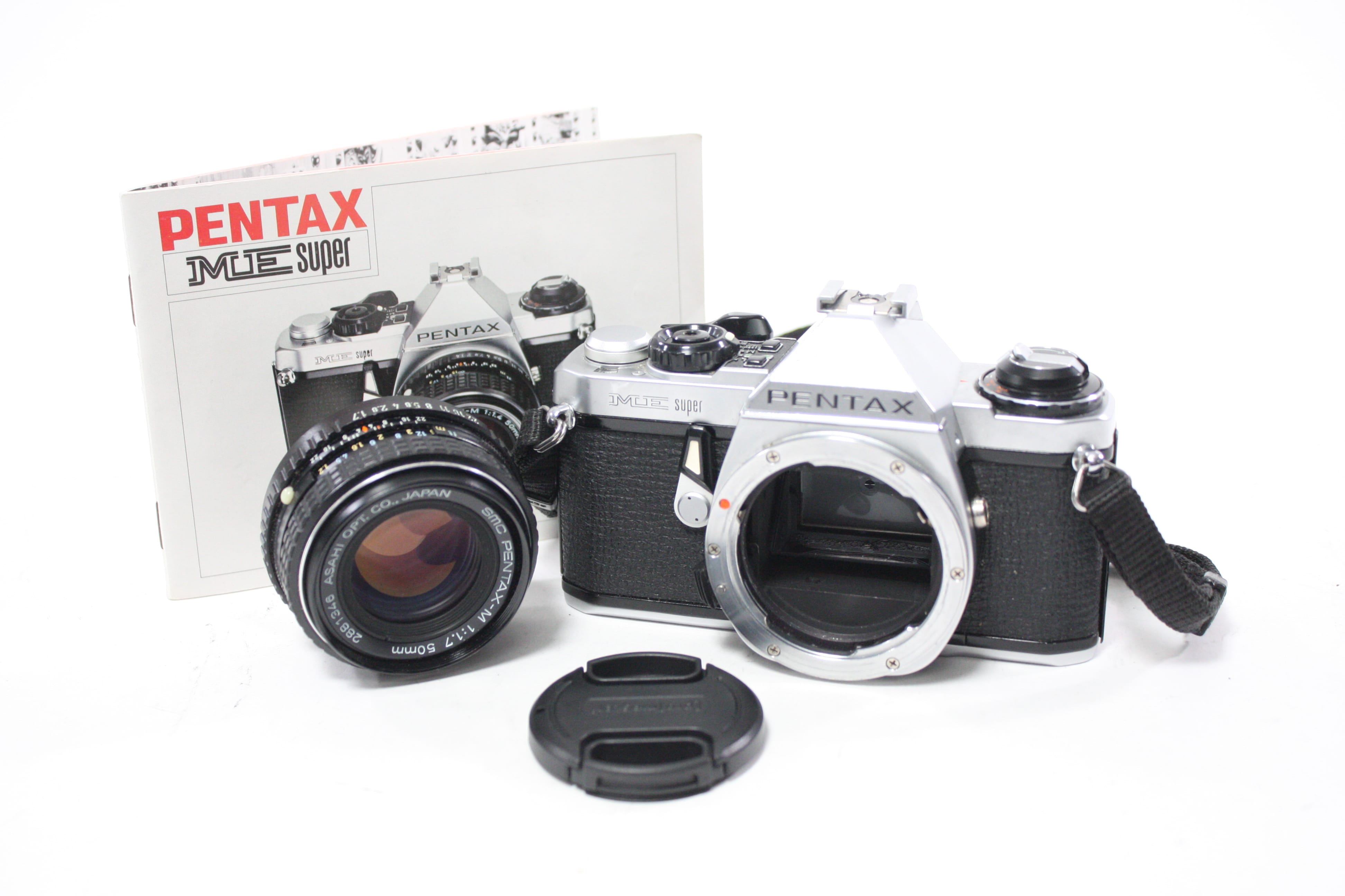 Pentax ME Super 35mm SLR Camera with Pentax 50mm f/1.7 SMC Pentax-M Lens for Pentax K Mount