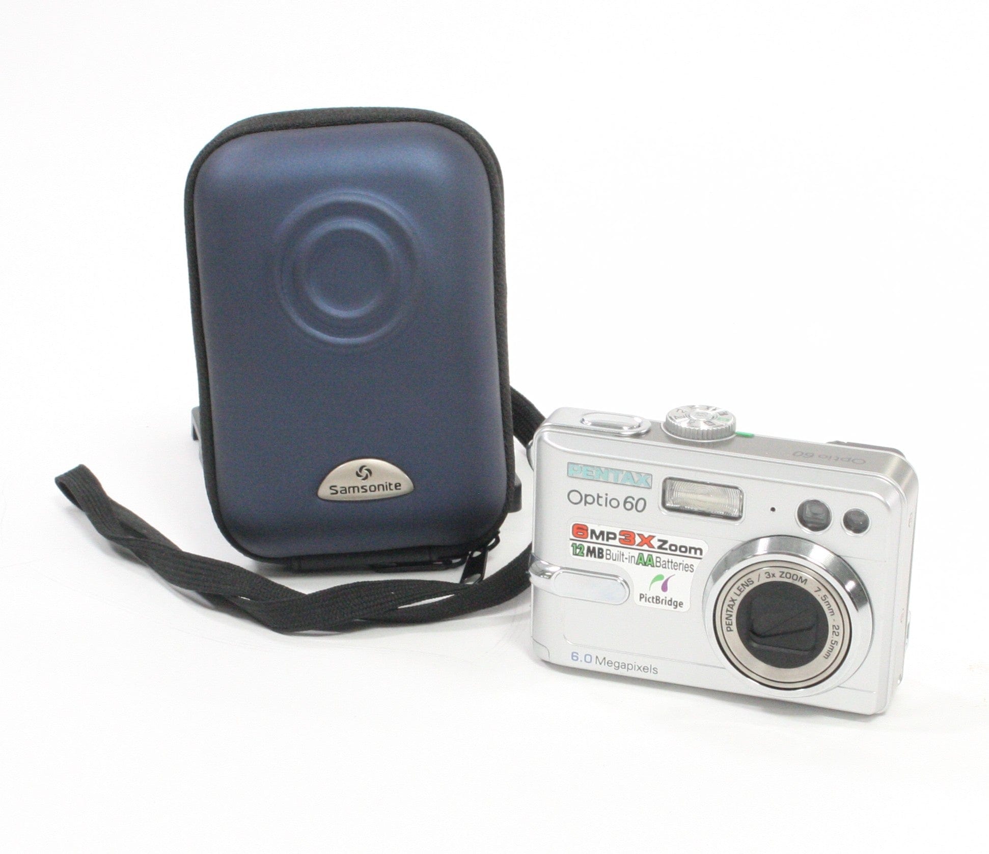 Pentax Optio 60 3x Zoom 6.0mp Point and Shoot Digital Camera