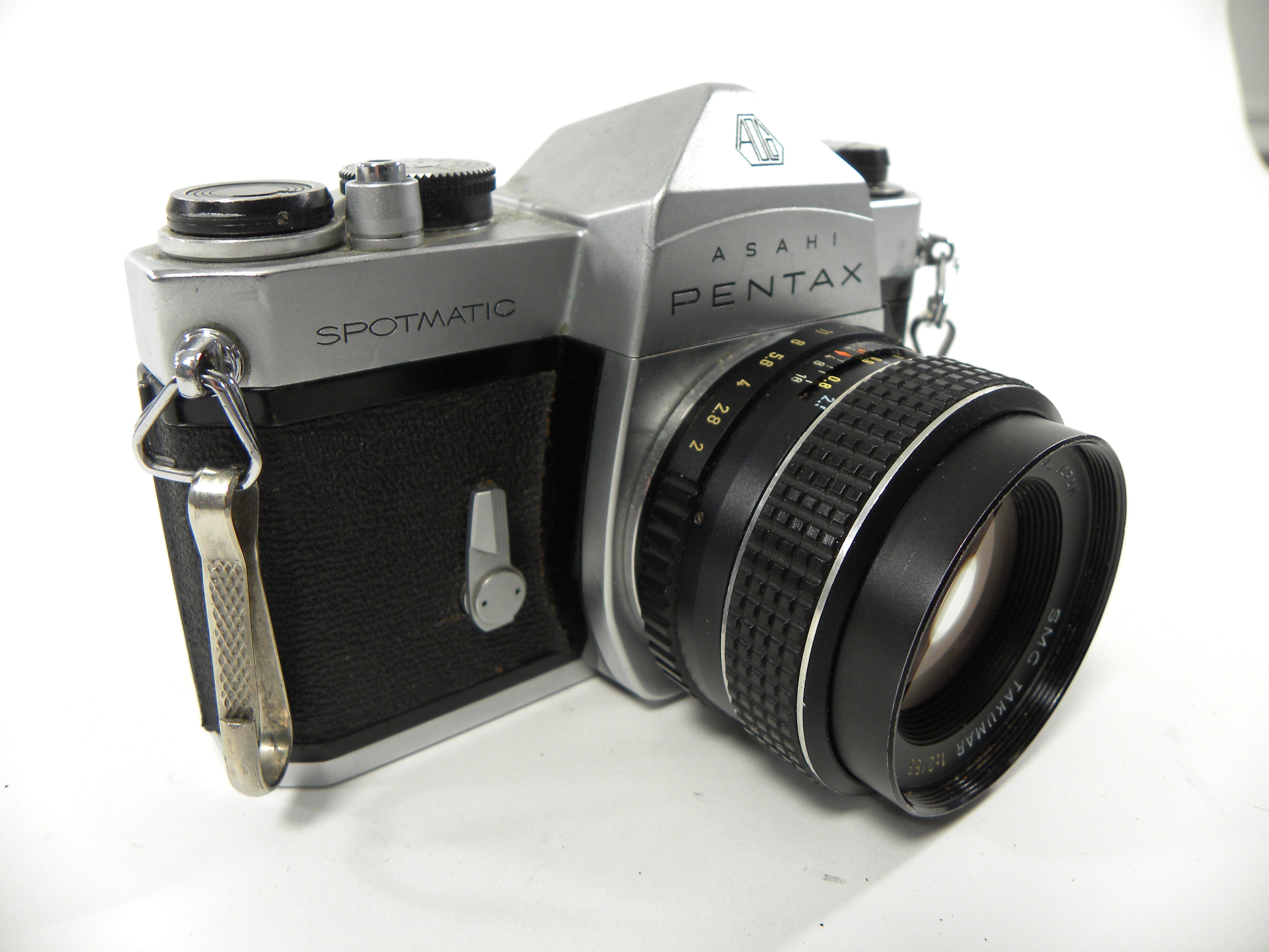 Pentax Spotmatic SP 35mm SLR w/SMC Takumar 55mm f2