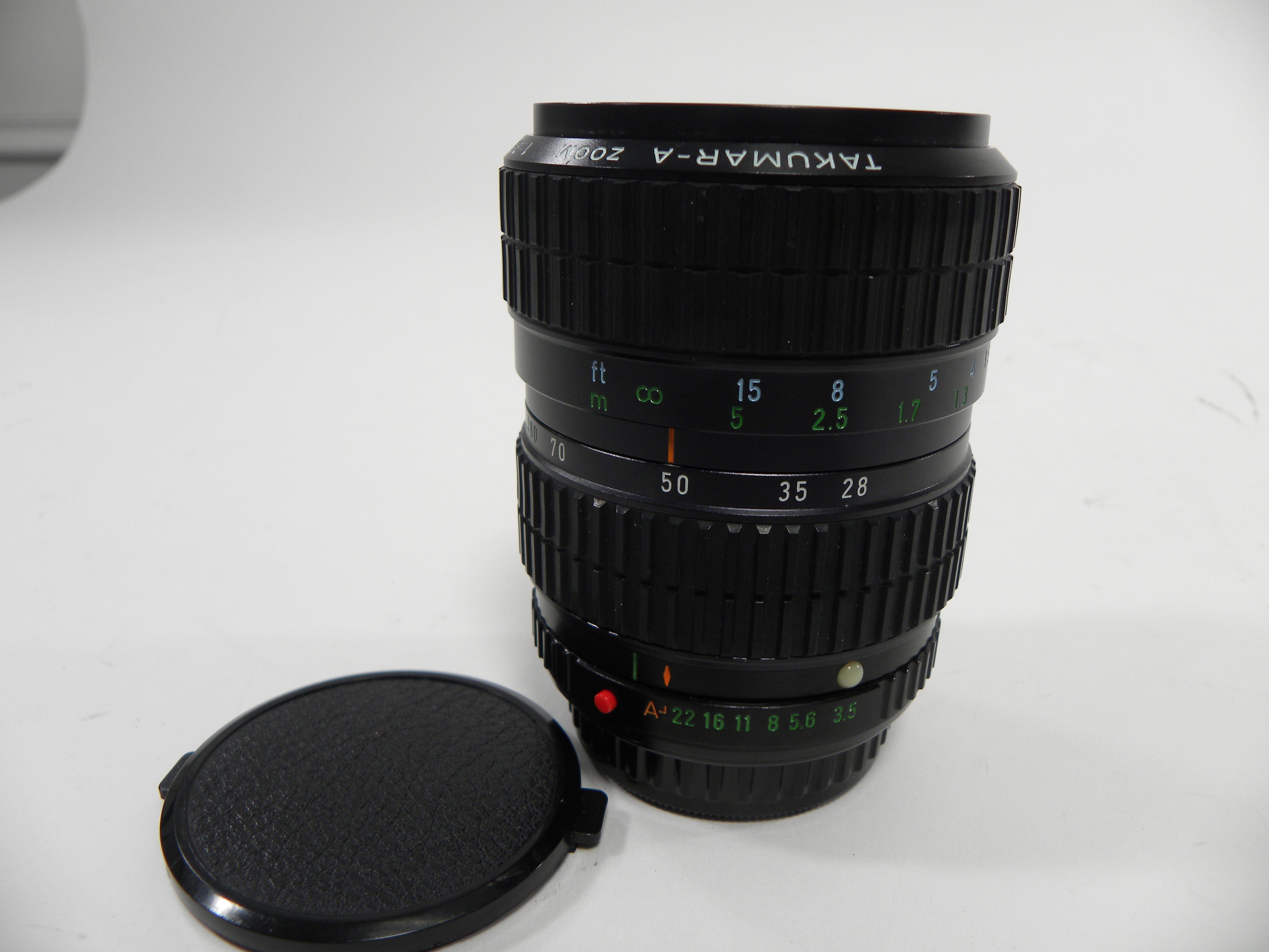 Pentax Takumar-A Zoom 28-80mm f3.5-4.5 K Mount