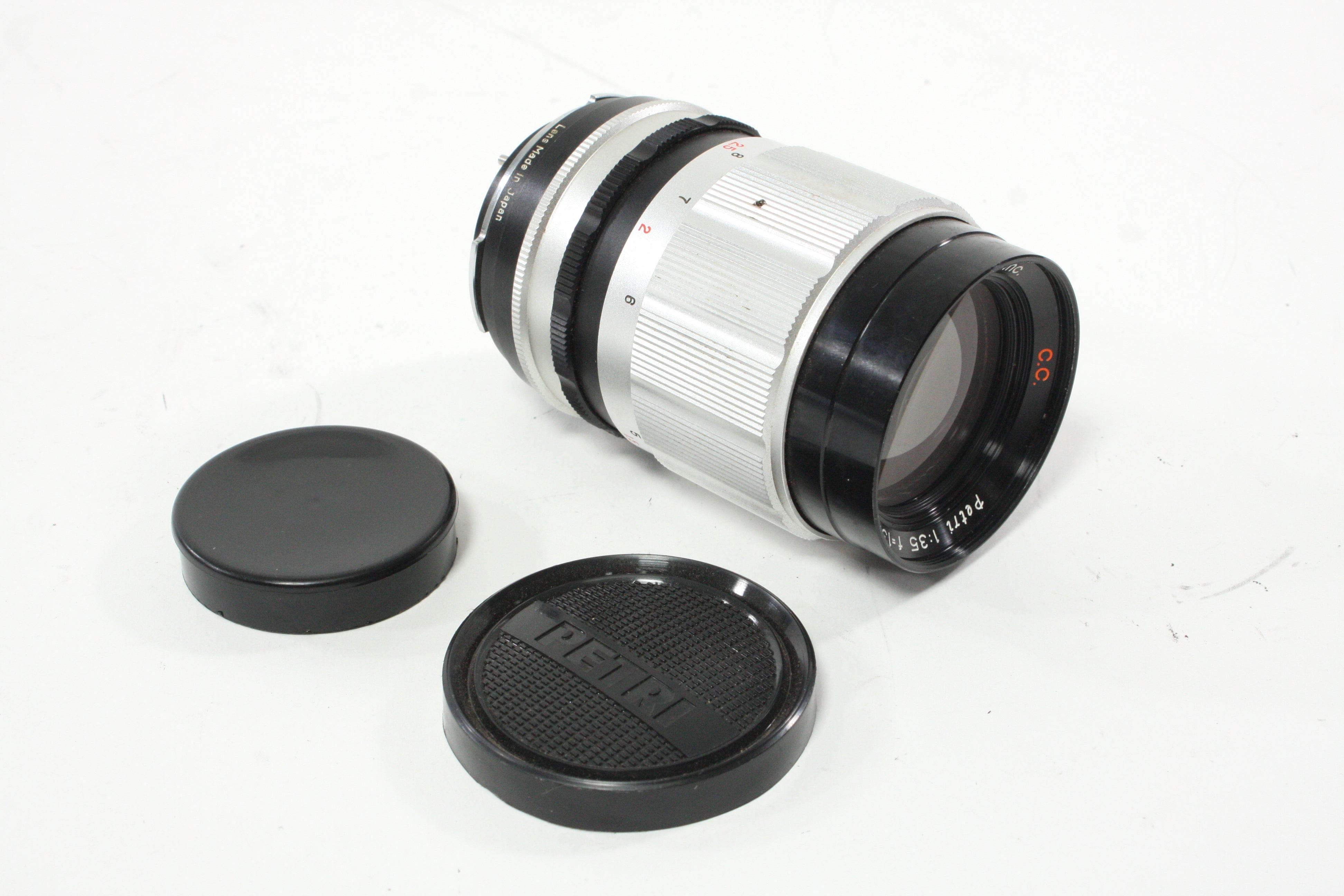 Petri 135mm f/3.5 C.C. Lens for Petri Mount