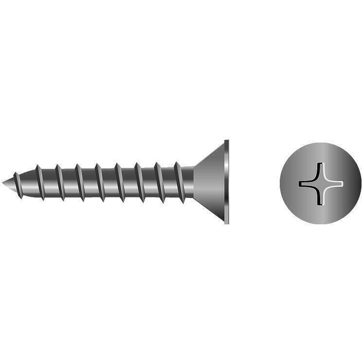 Seachoice MP0613SC 59514 Stainless Steel Phillips Machine Screw Flat Head