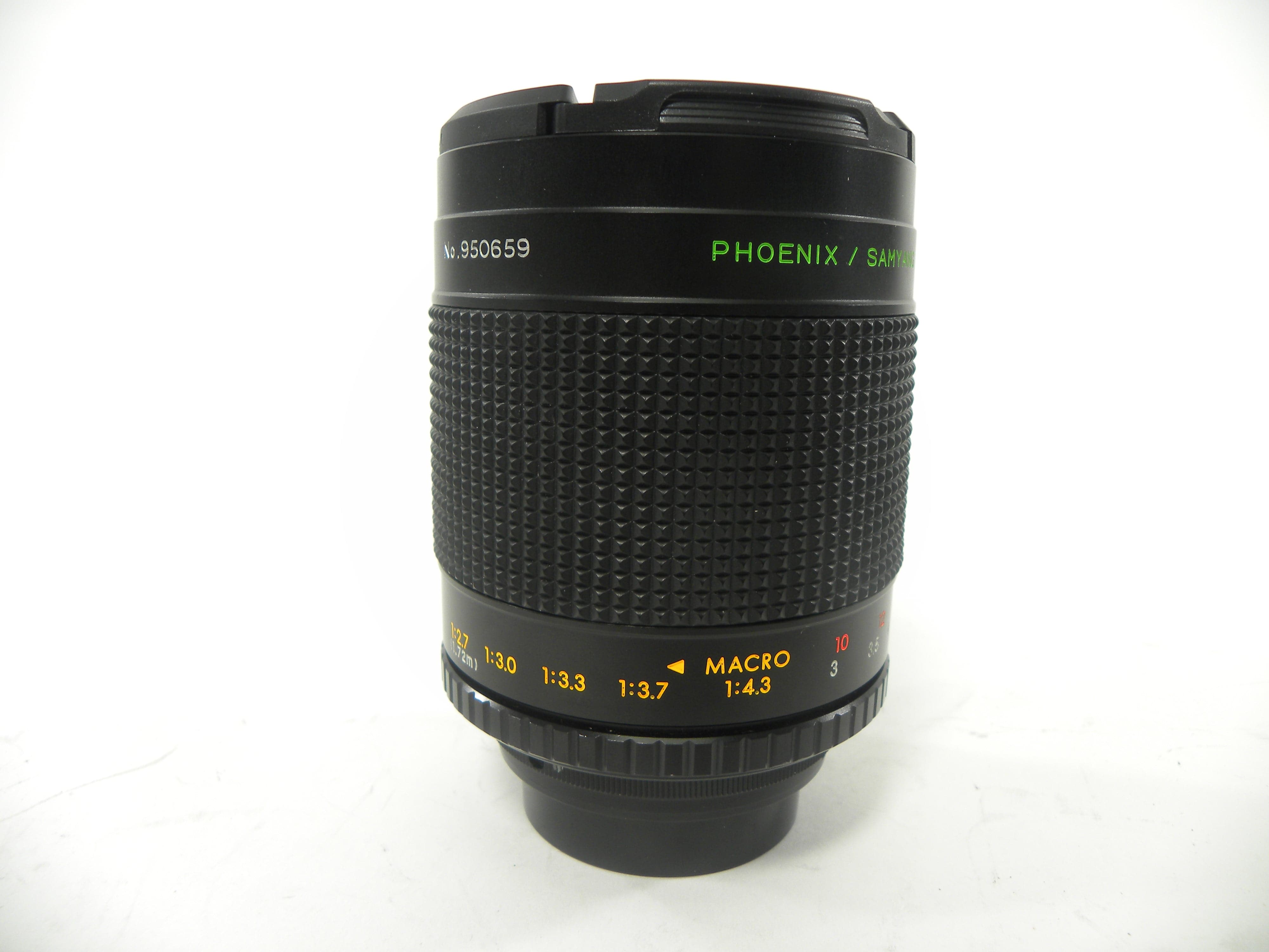 Phoenix/Samyang MC 500mm f8.0 Mirror lens w/T Mount & K adapter