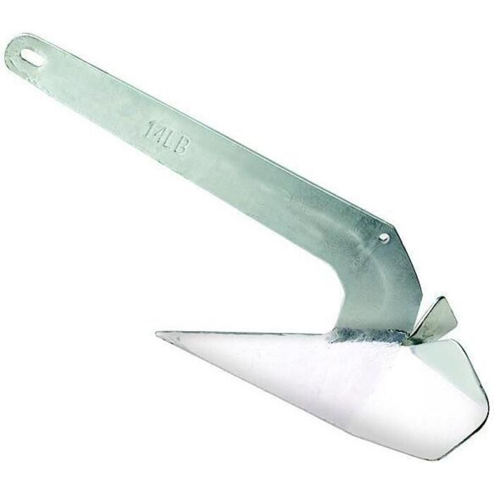 Seachoice 41550 Hot Dipped Galvanized Plow Anchor, 22 lbs.