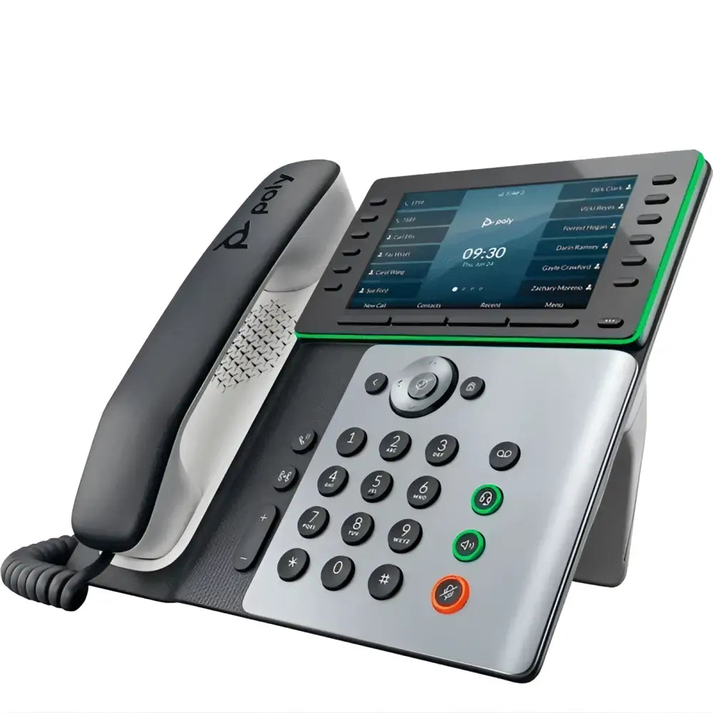 Poly Edge E550 IP Desk Phone Wi-Fi Bluetooth PoE 2200-87050-025 82M91AA - Refurbished