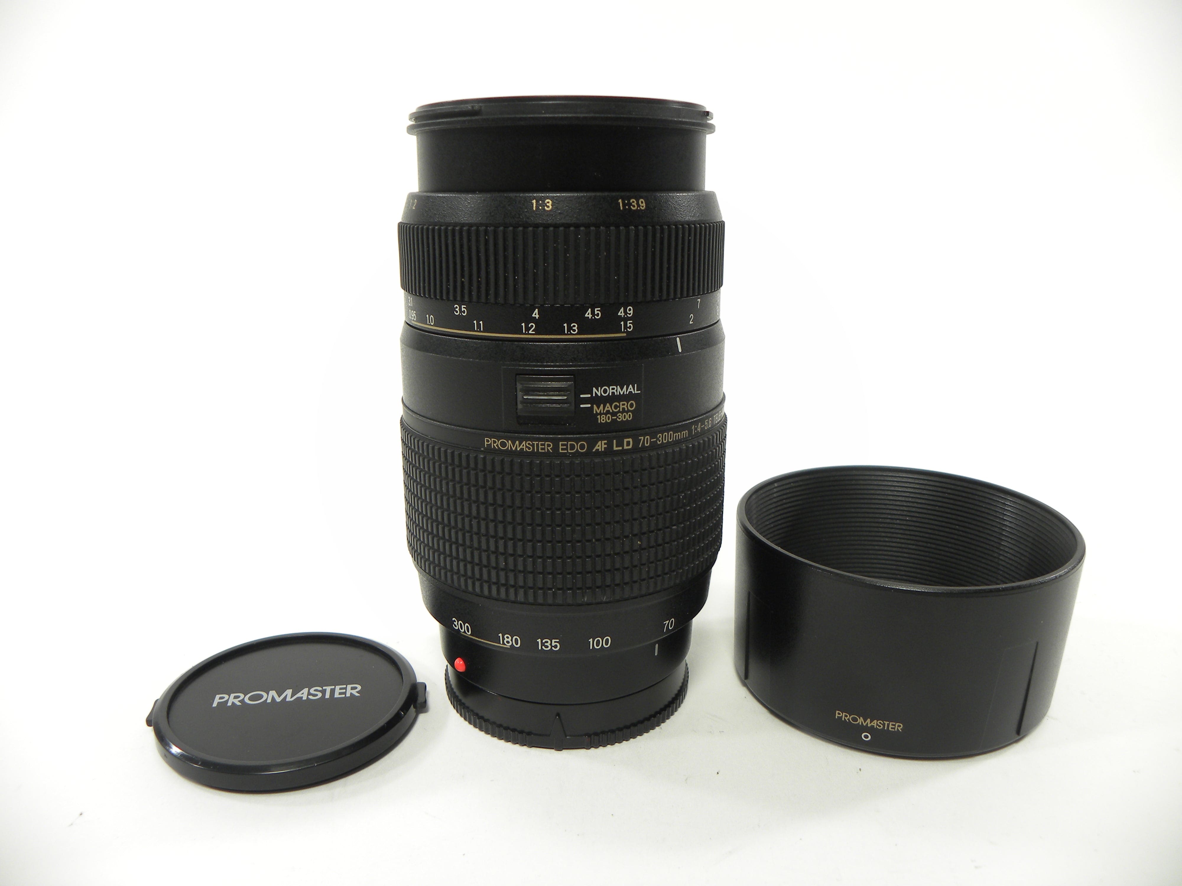 Promaster EDO AF LD 70-300mm f4-5.6 Tele-Macro A Mount lens