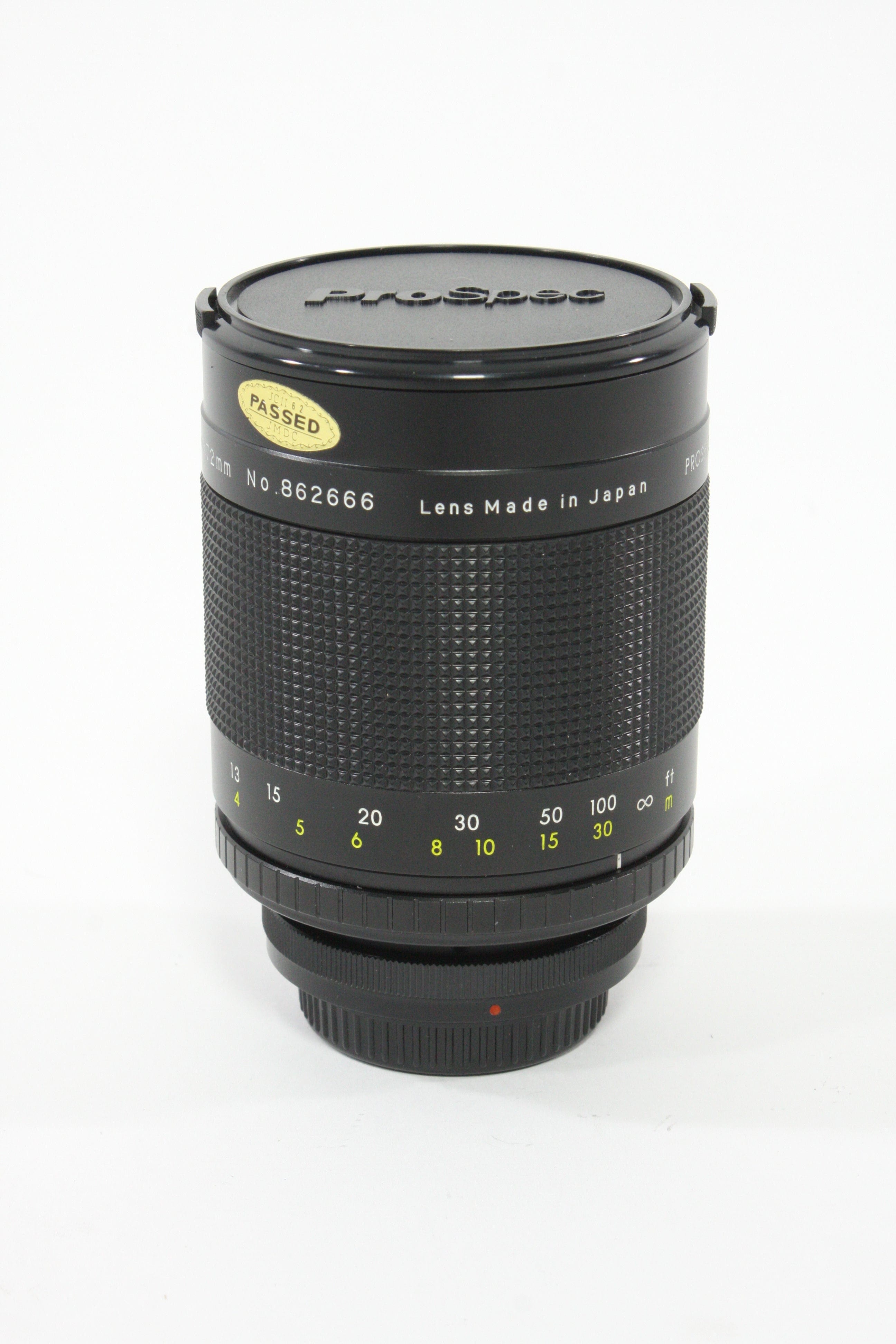 ProSpec 500mm F/8 Mirror Lens for Canon FD