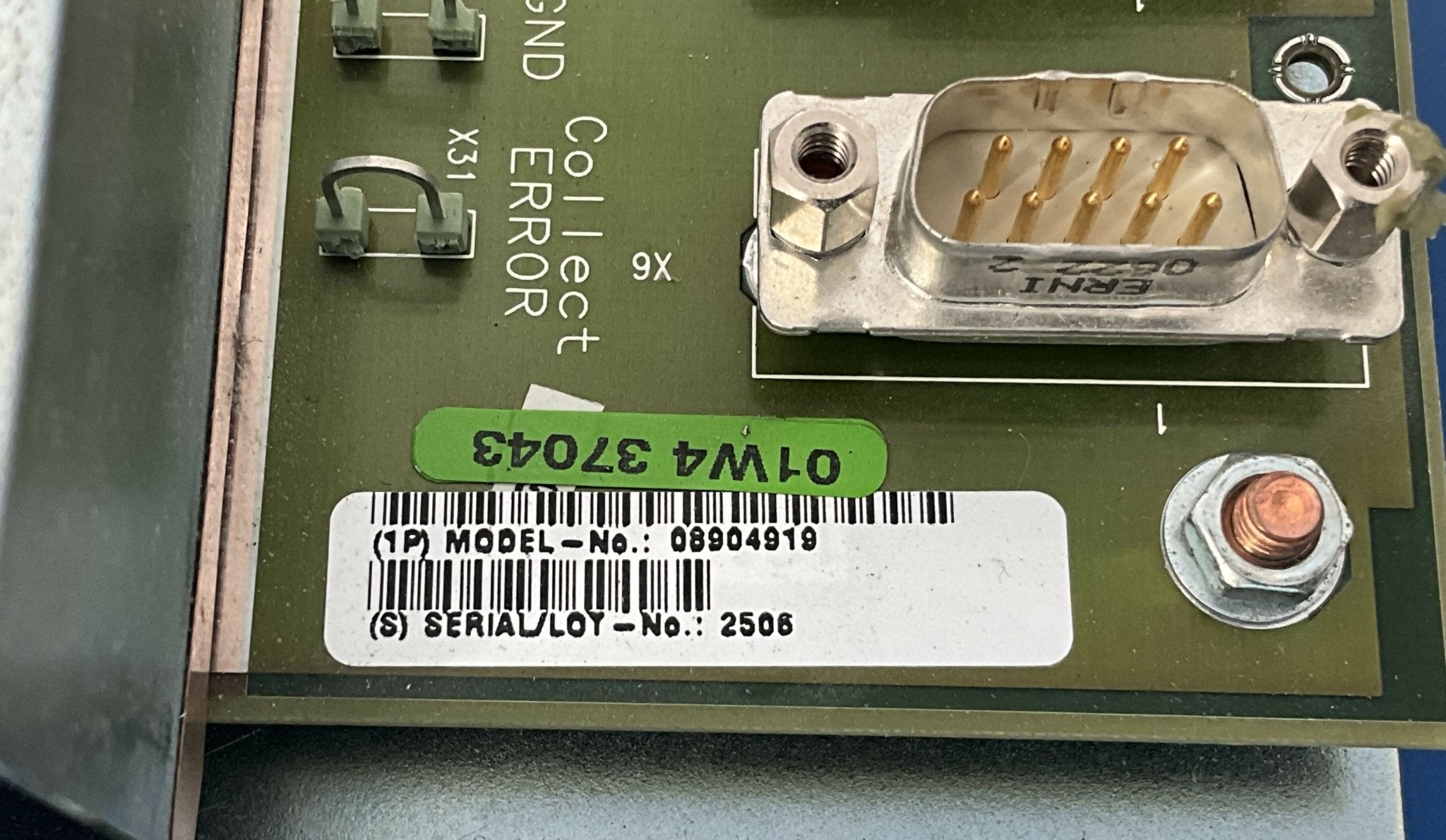 PTV COMPONENT D702 (08904919/08371002 SIEMENS