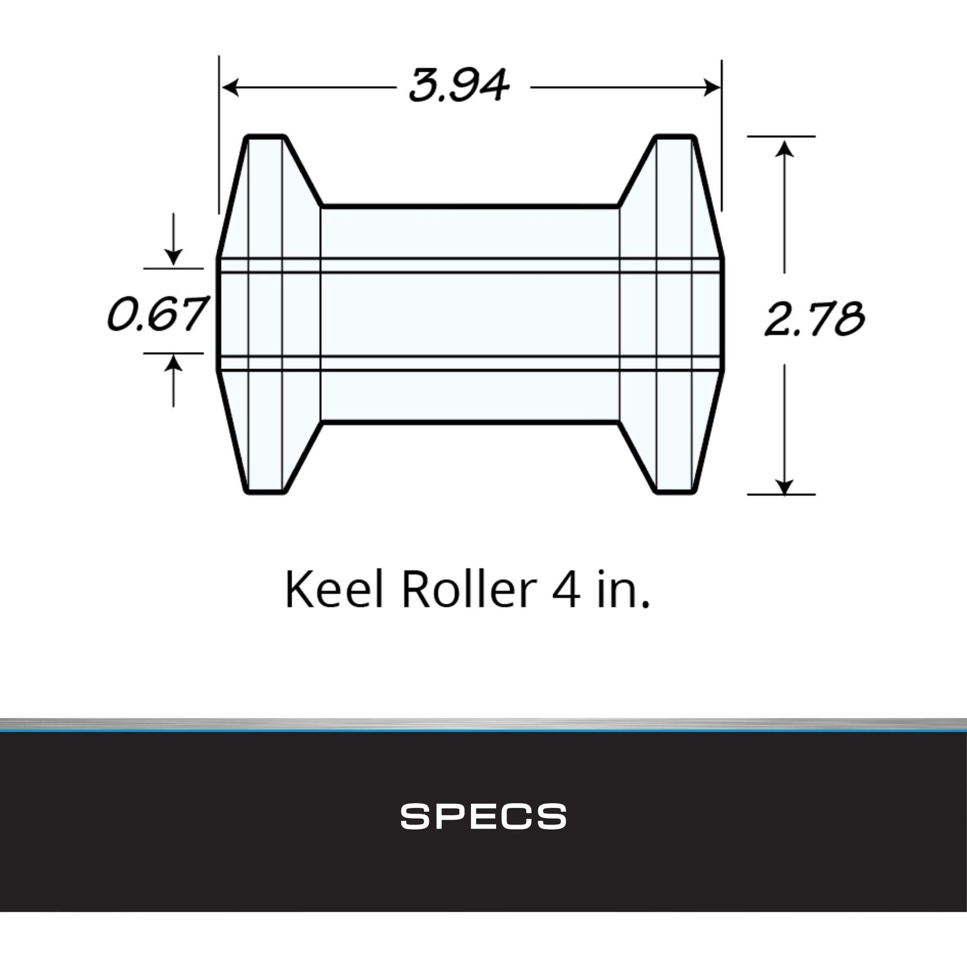 Tie Down Engineering 86406 Hull Sav'r Poly Vinly Black Roller