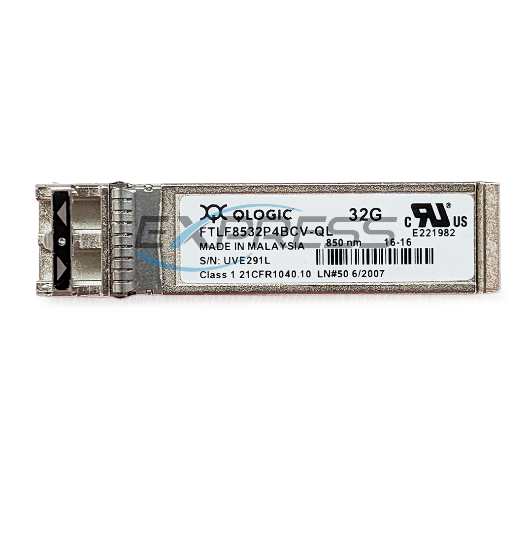 Qlogic 32Gb FC SFP+ Sw 850NM Transceiver | FTLF8532P4BCV-QL