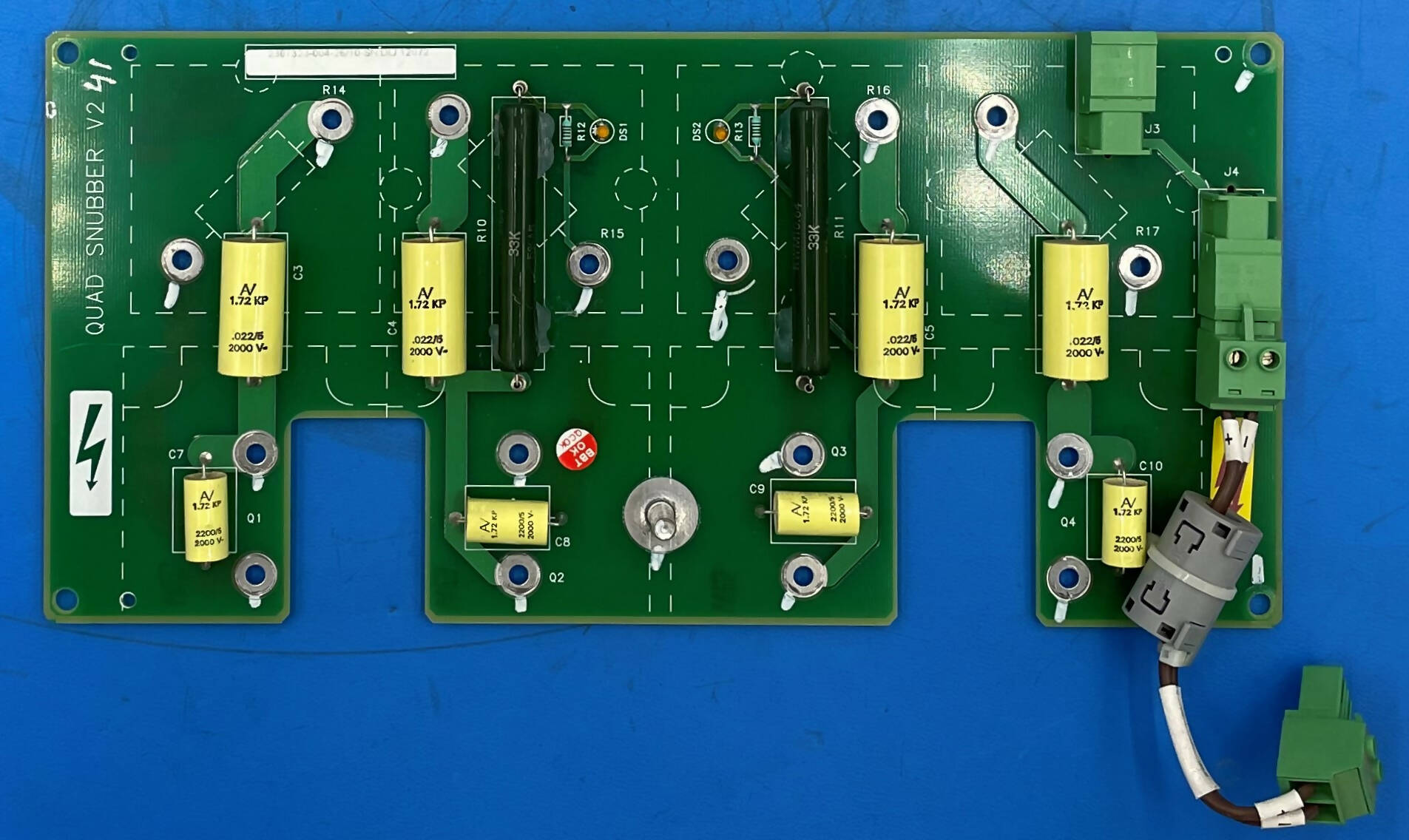 QUAD SNUBBER V2 BOARD (2307323-004 GE
