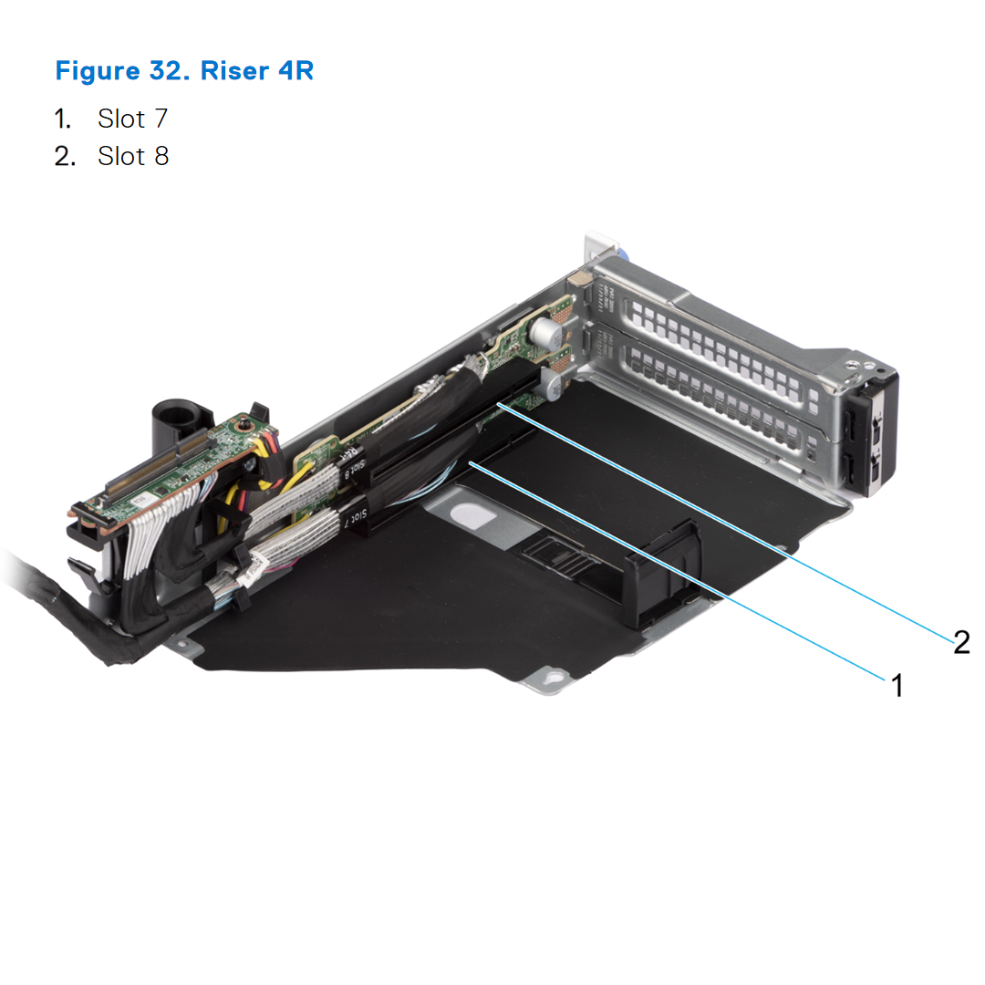 4DT89 — Riser 4R (R4R) 2U Expander Card | Dell PowerEdge R760