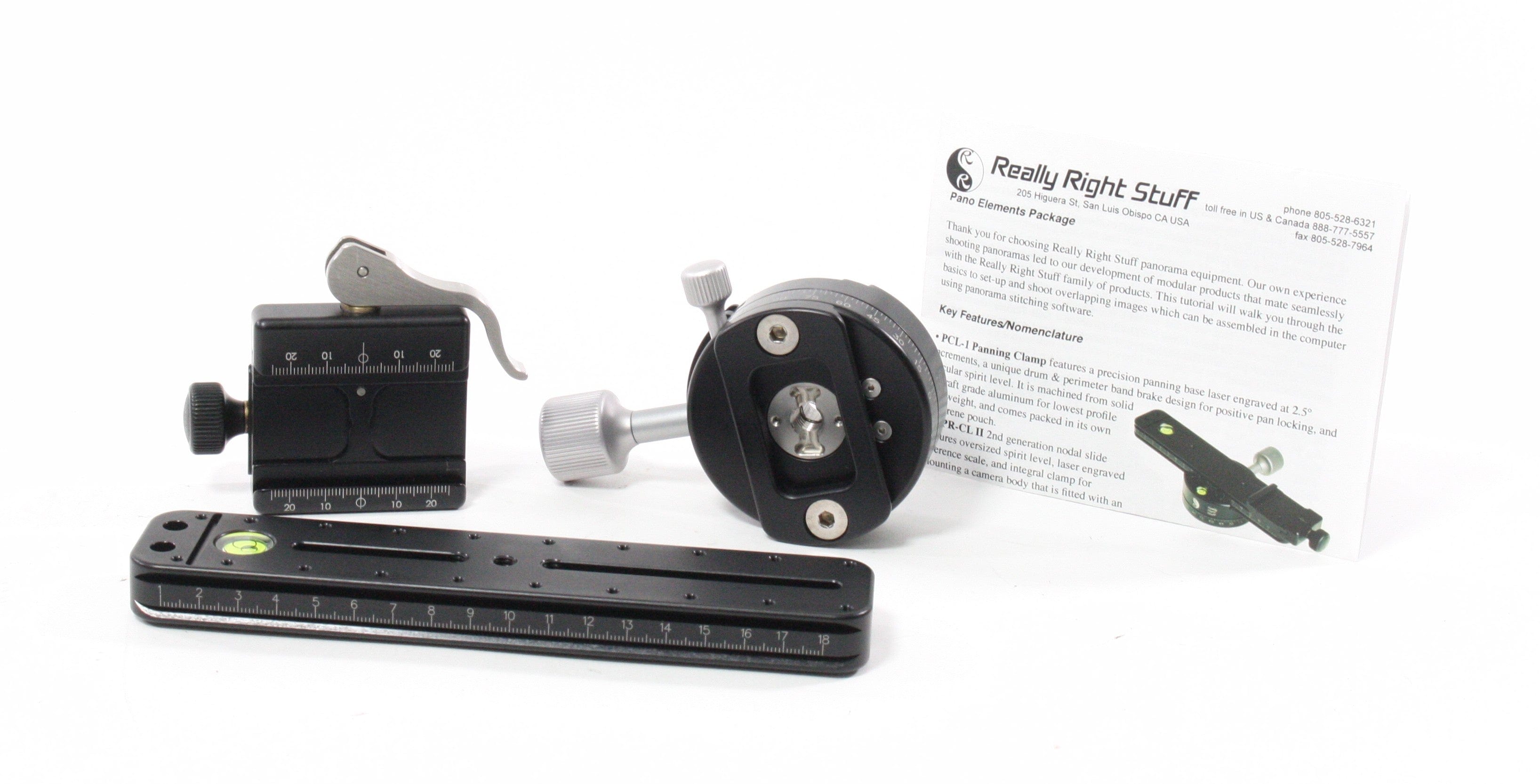 Really Right Stuff Pano Elements Package MRP-192 PCL-1 B Panning Clamp