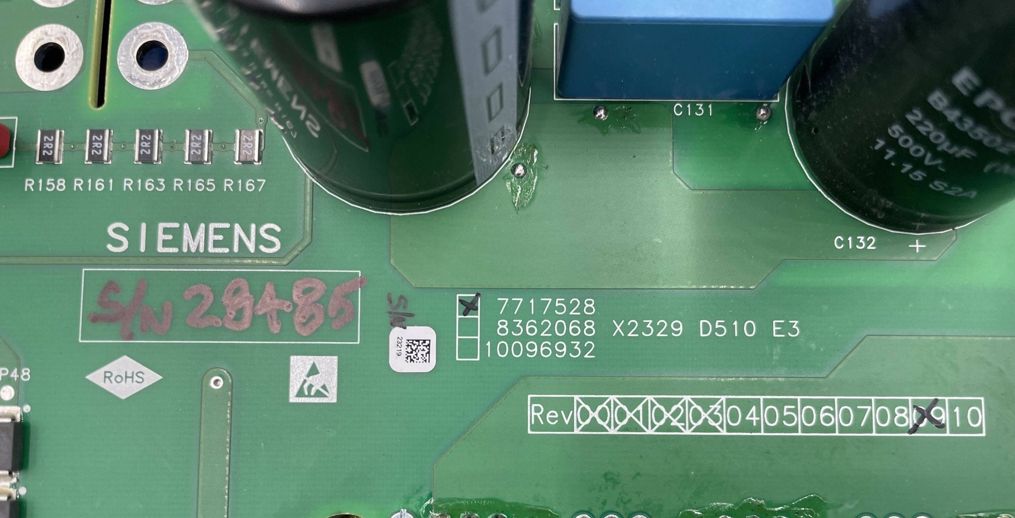 RECTIFIER A100_D510 BOARD (7717528/07717510/07717569 SIEMENS