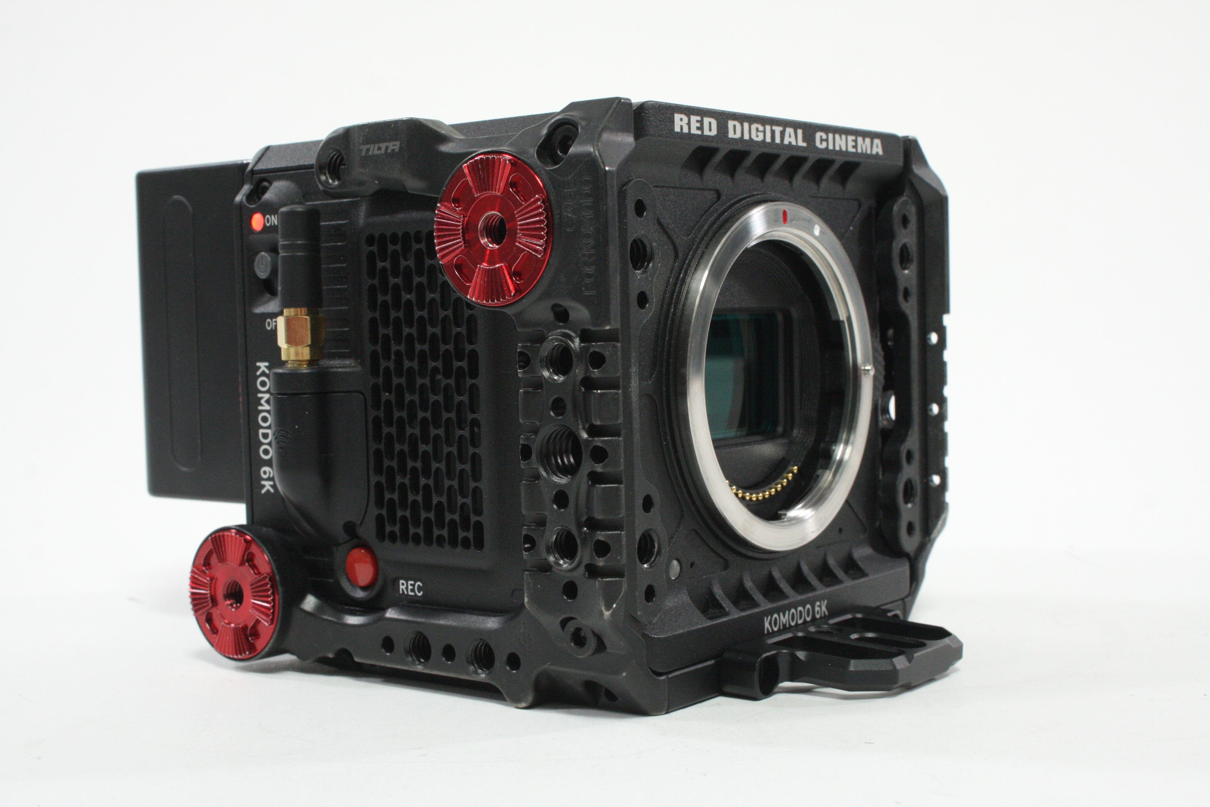 Red Komodo 6K Digital Cinema Camera with RF Mount with Tilta Cage