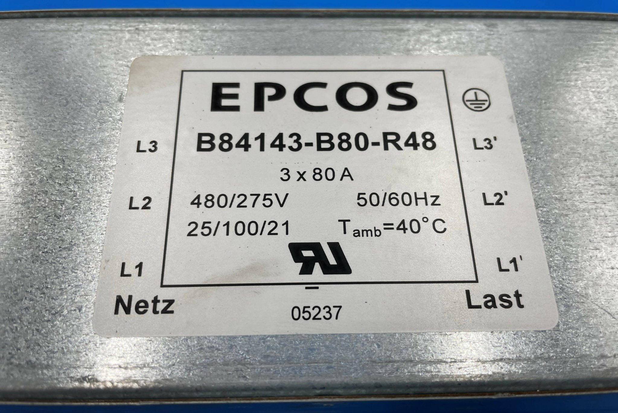 RFI Nosie Filter (05725671/5725671/B84143-B80-R48 Siemens