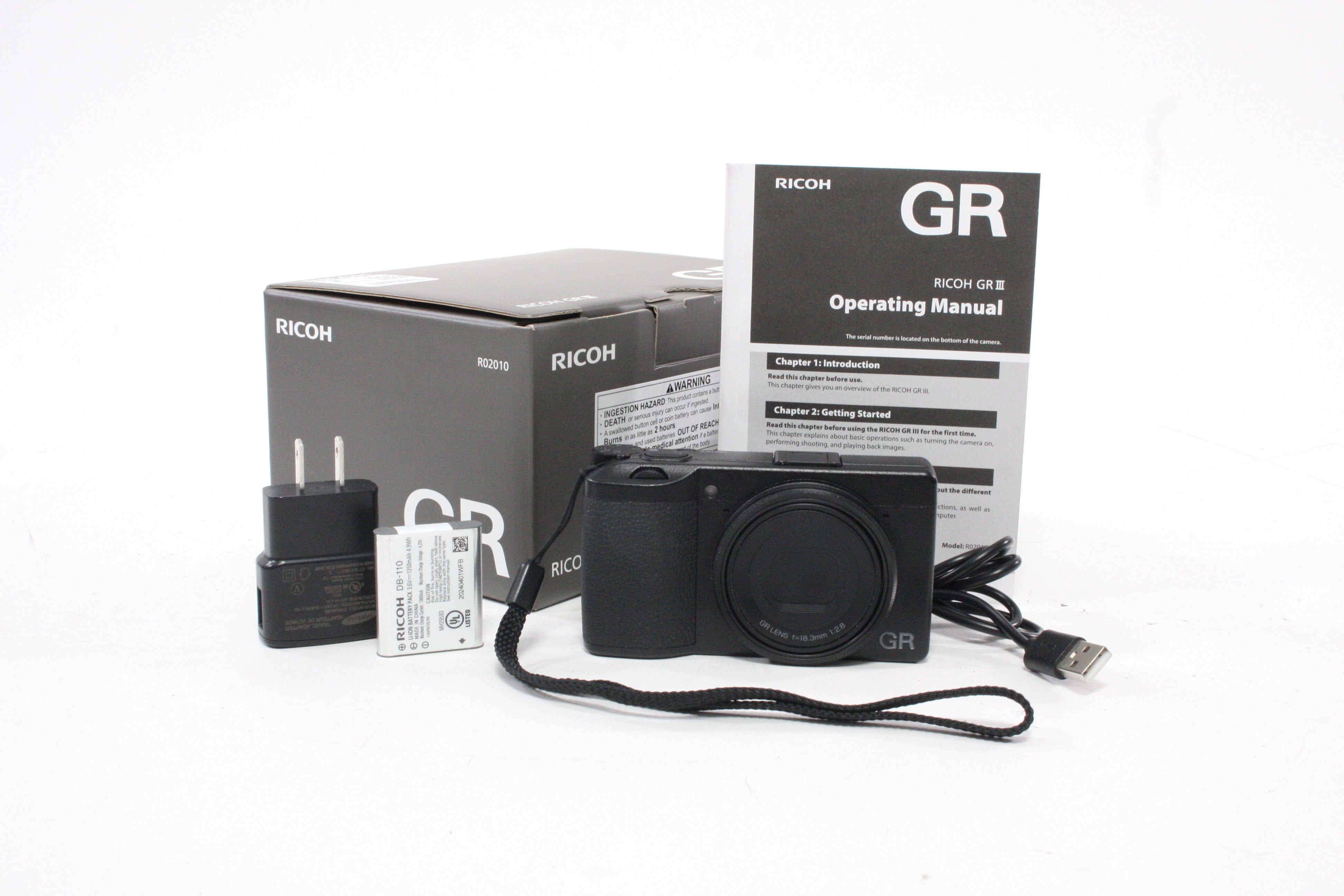 Ricoh GR III Digital Camera 4x Zoom 24.4mp