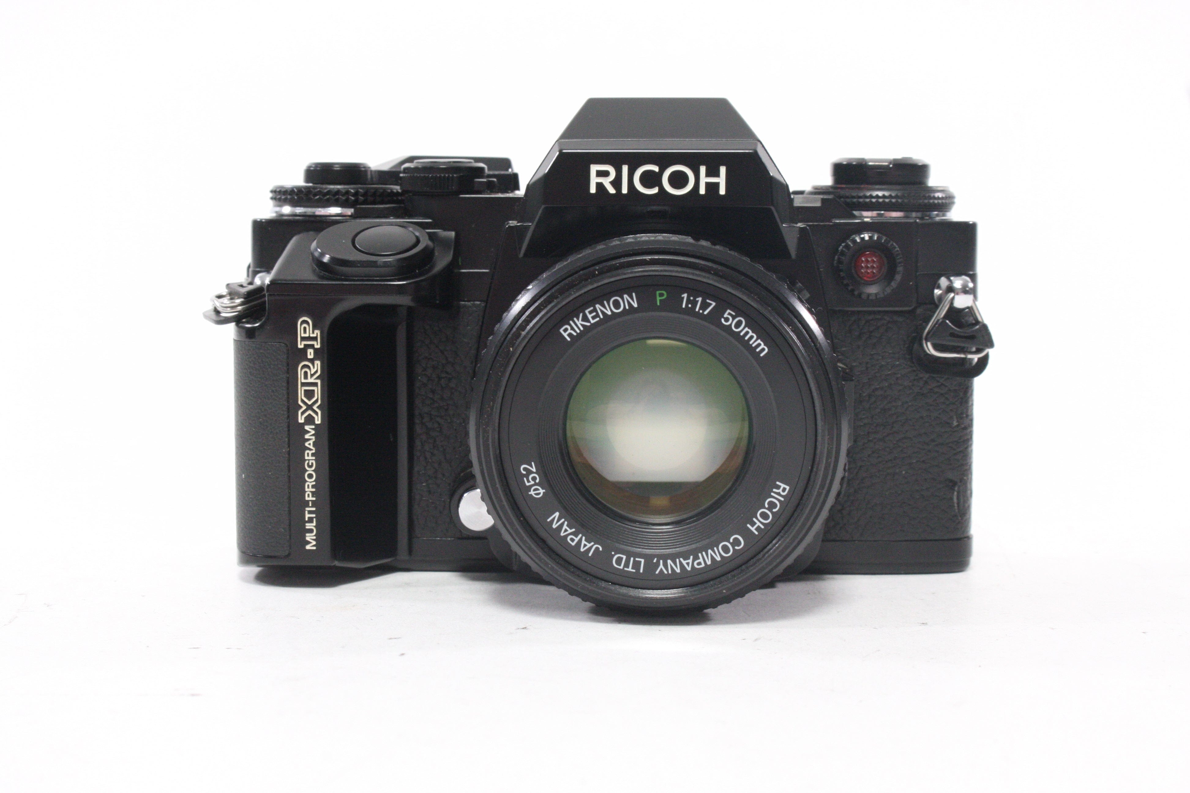 Ricoh Multi-Program XR-P 35mm Camera SLR with 50mm f/1.7 P and Power Winder