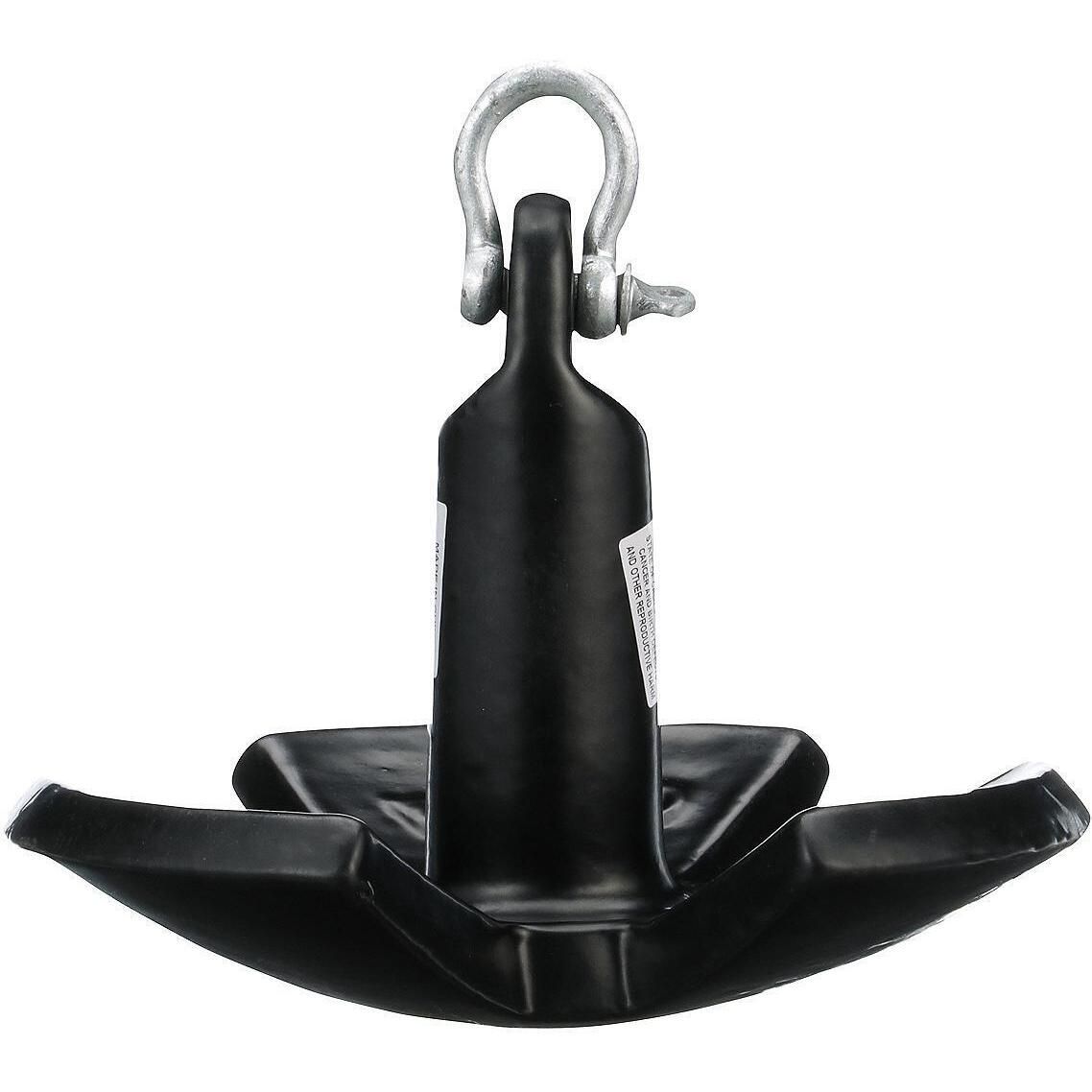 Seachoice 41530 Black Vinyl Coated River Anchor, 30 lbs.