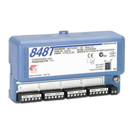 Rosemount 848T Temperature Transmitter