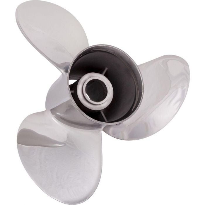 Solas 9531-140-19 Rubex NS3 SS 3-Blade Propeller, RH, 4-3/4" Gearcase, 14 x 19, Interchangeable Hub