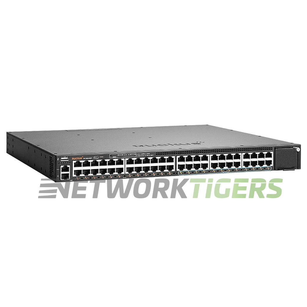 NEW Ruckus Brocade ICX7650-48ZP-E2 48x MultiG PoE+ RJ45 4x QSFP+ 1x Slot Switch