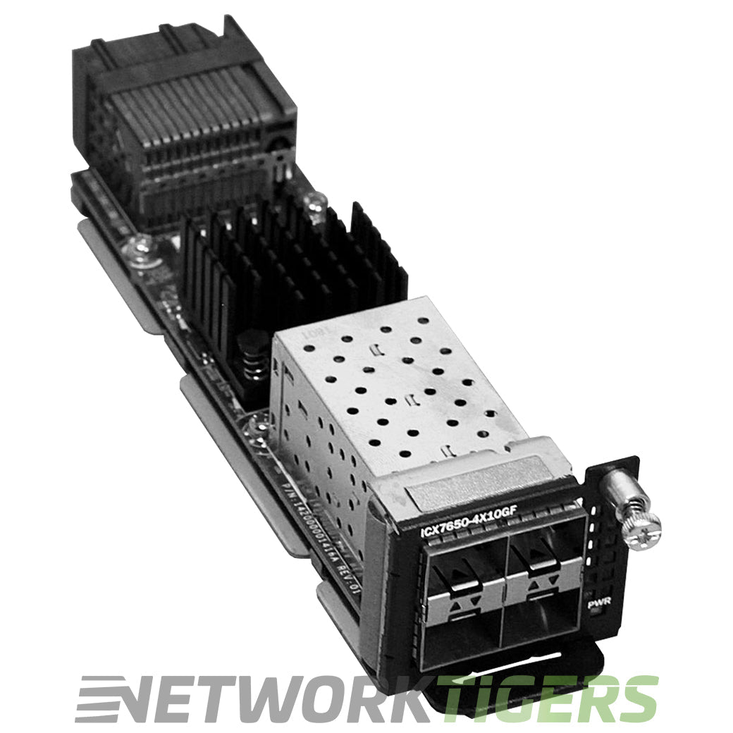 NEW Ruckus Brocade ICX7650-4X10GF ICX 7650 4x 10GB SFP+ Switch Module