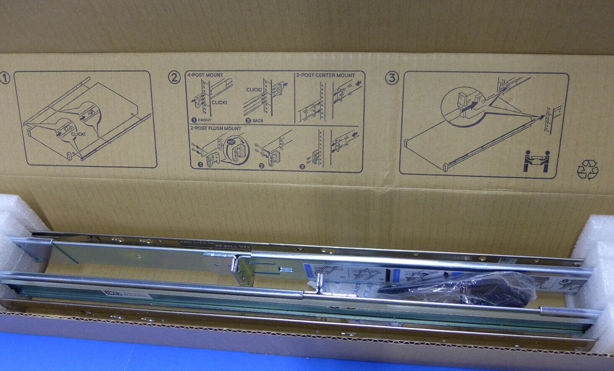 NEW Dell PowerEdge R620 1U A8 Static Rail Kit 53D7M|267420390049