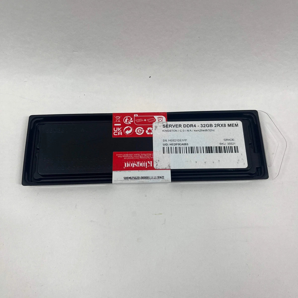 New Kingston server premier 32GB (1x32GB RAM DDR4 2666MHz KSM56T46BD8KM-32HA 4