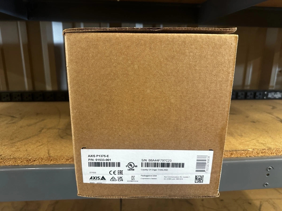 Axis P1375-E Indoor/Outdoor Netowork Security Camera System - White, Pack of 1|286762138423