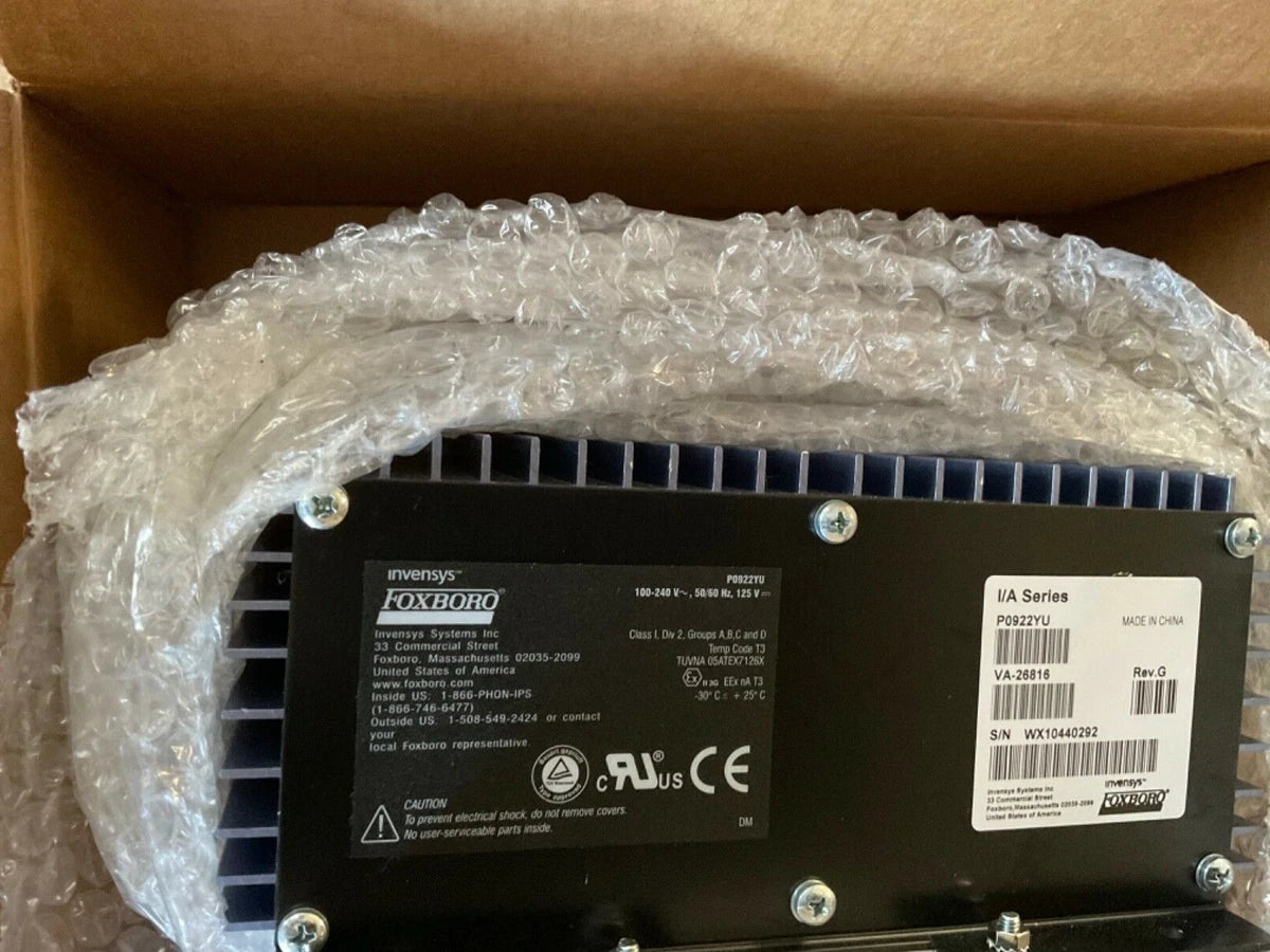 INVENSYS FOXBORO P0922YU (FPS40024) POWER SUPPLY I/A SERIES |194770944196
