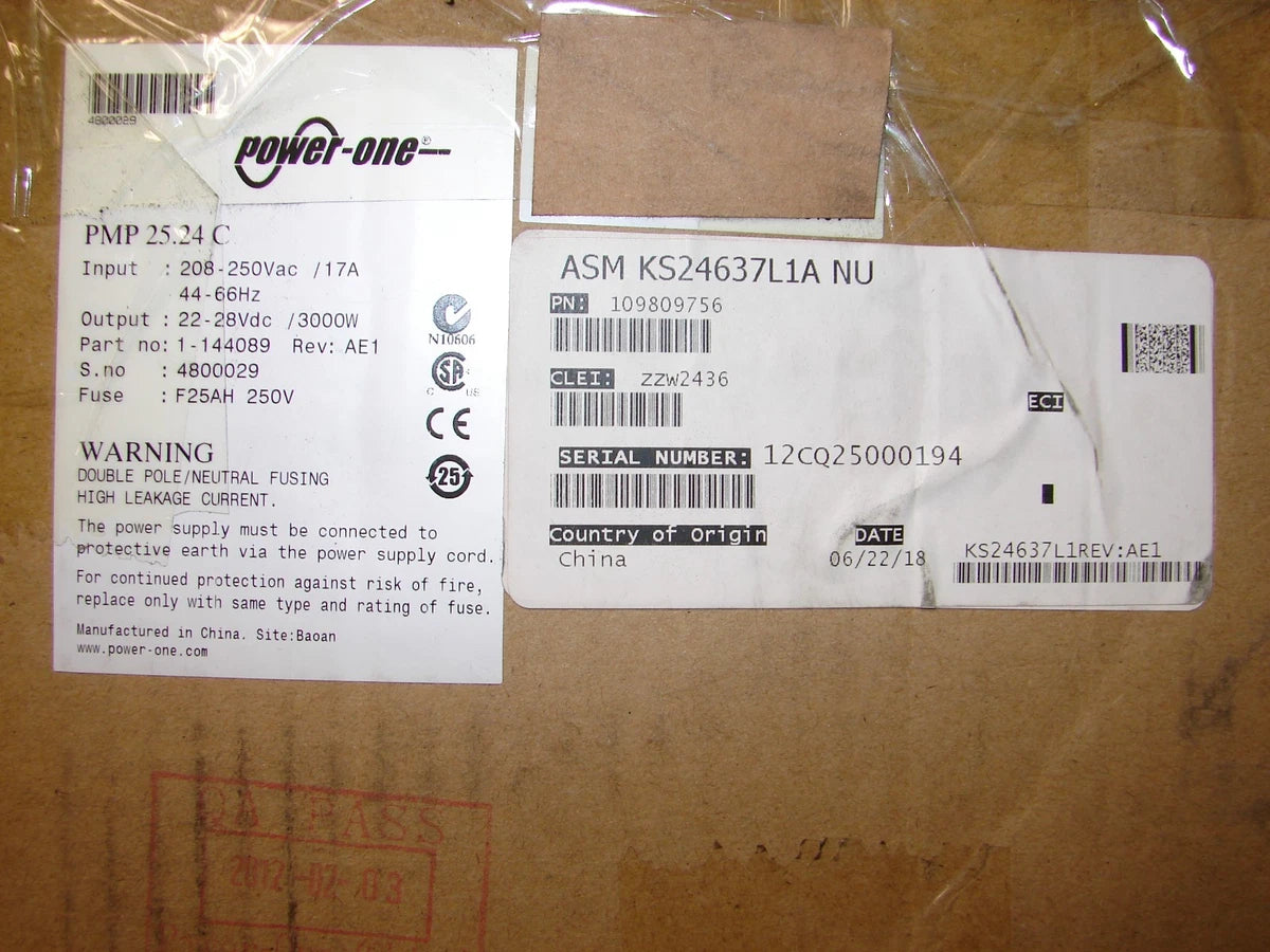 *NEW* Power-One PMP 25.24C Rectifier Module, Lucent, KS24637L1A  3000 watt|142912874534