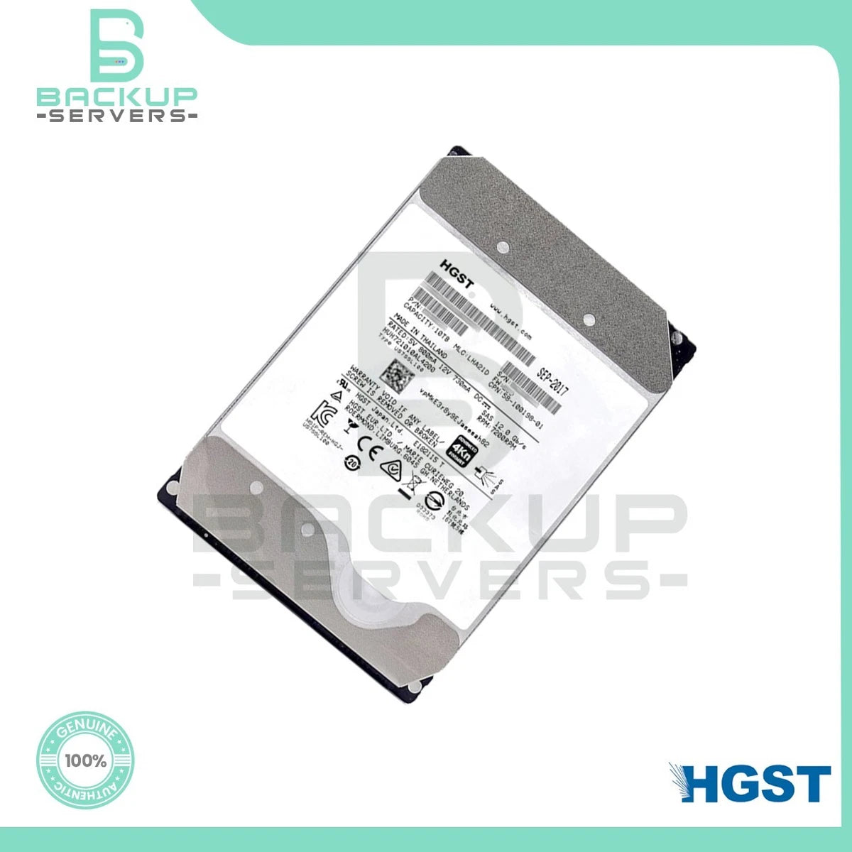 HUH721010AL4200 HGST Ultrastar He10 10TB 12Gbps 7.2K 3.5" 256MB SAS Hard Drive|306337716023