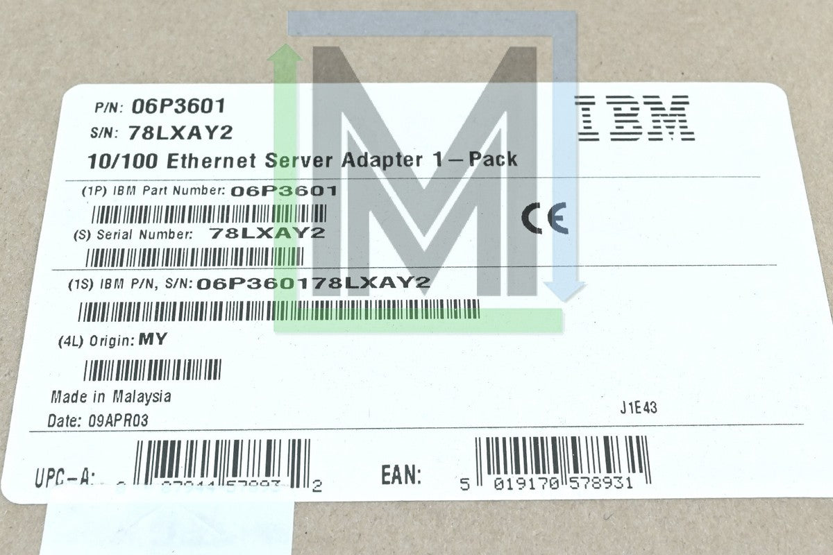 IBM NEW SEALED LOT OF 3 06P3601 10/100 ETHERNET NIC ADAPTER MODULE|295314863090