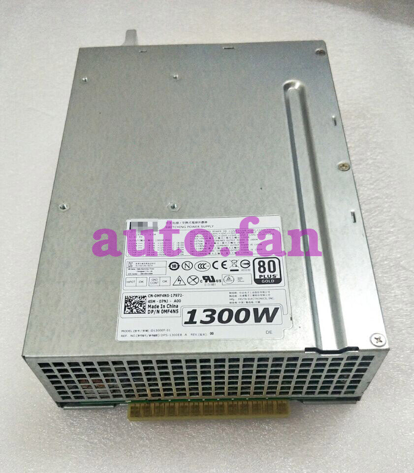 1pcs T7610 T7600 workstation 1300W power supply D1300EF-01 0MF4N5