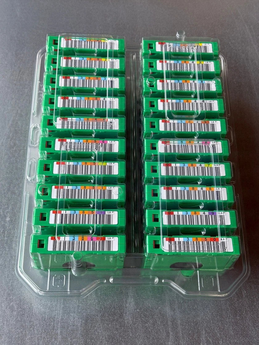 PACK OF 20 of HPE Q2078A LTO-8 Ultrium RW Data Cartridge 30TB