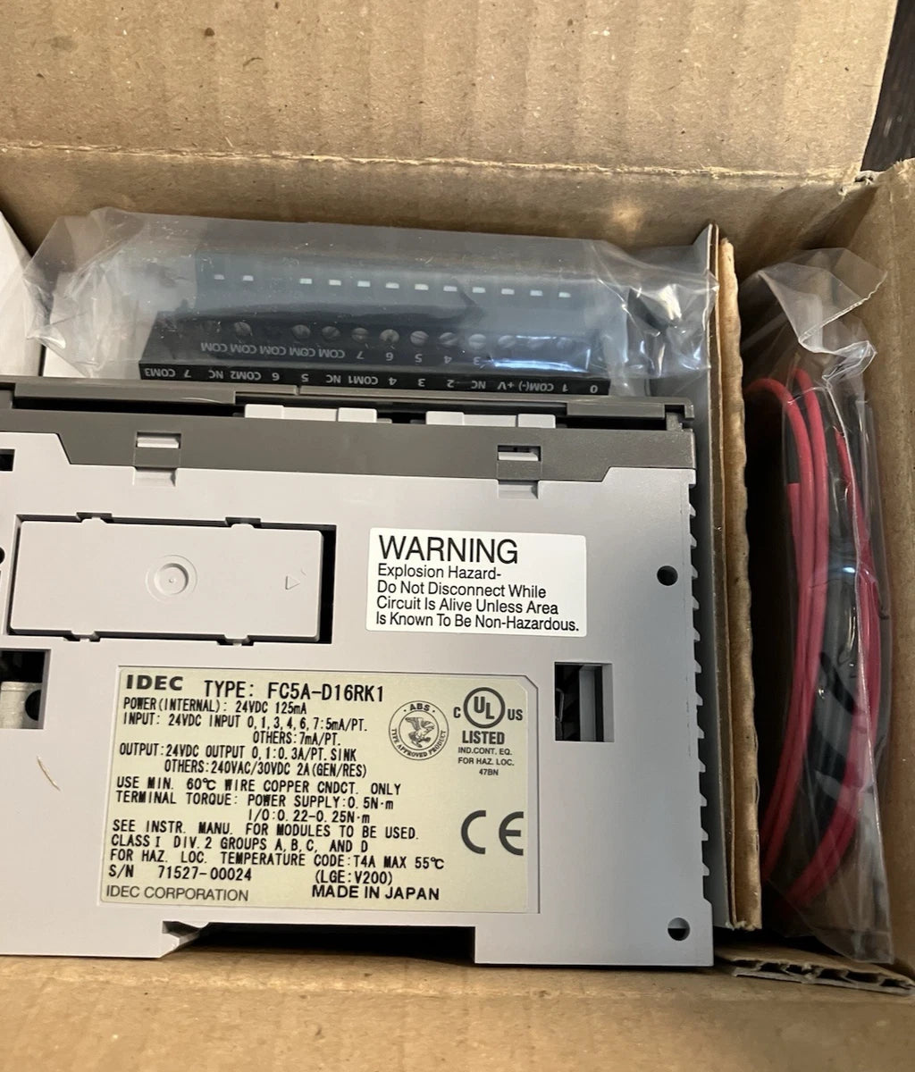New IDEC FC5A-D16RS1 Controller module|406226597006