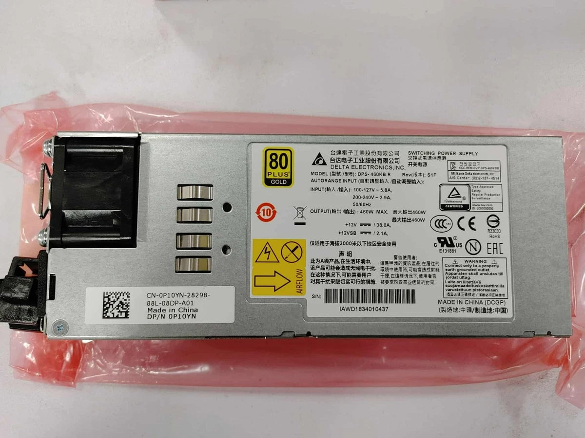 NEW Dell p10yn DPS-460KB R 460W Reverse Airflow PSU AC Power Supply for S4048-ON|177515906244