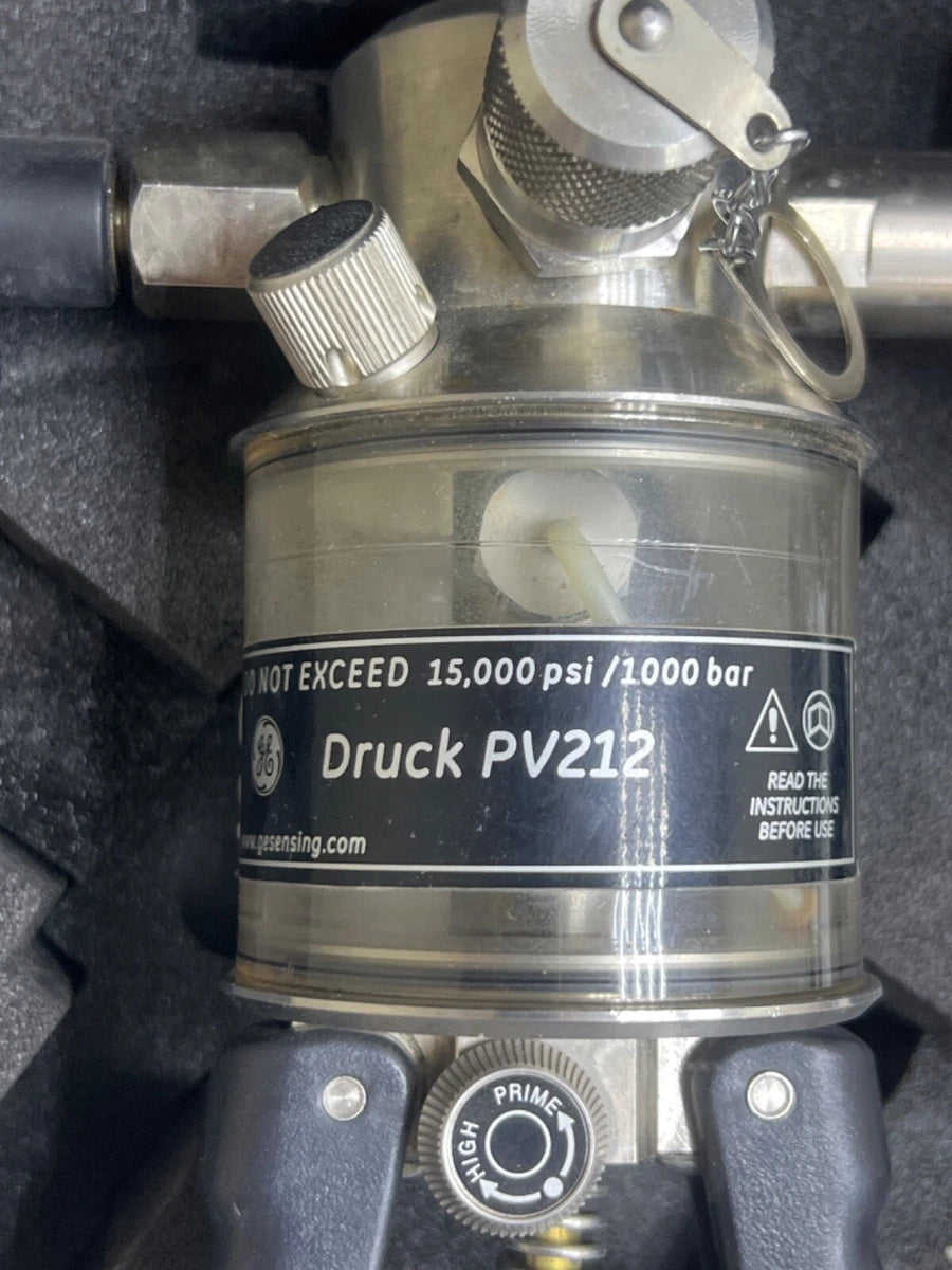 GE DRUCK PV212 HYDRAUILC PRESSURE PUMP 15000 PSI /1000 BAR|286109605481