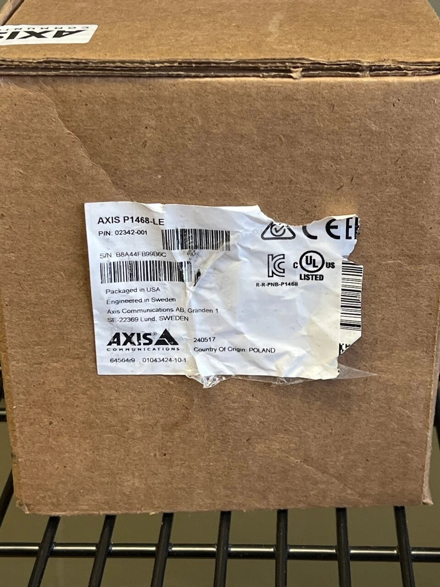 AXIS P1468-LE Bullet Camera (02342-001 | Brand New