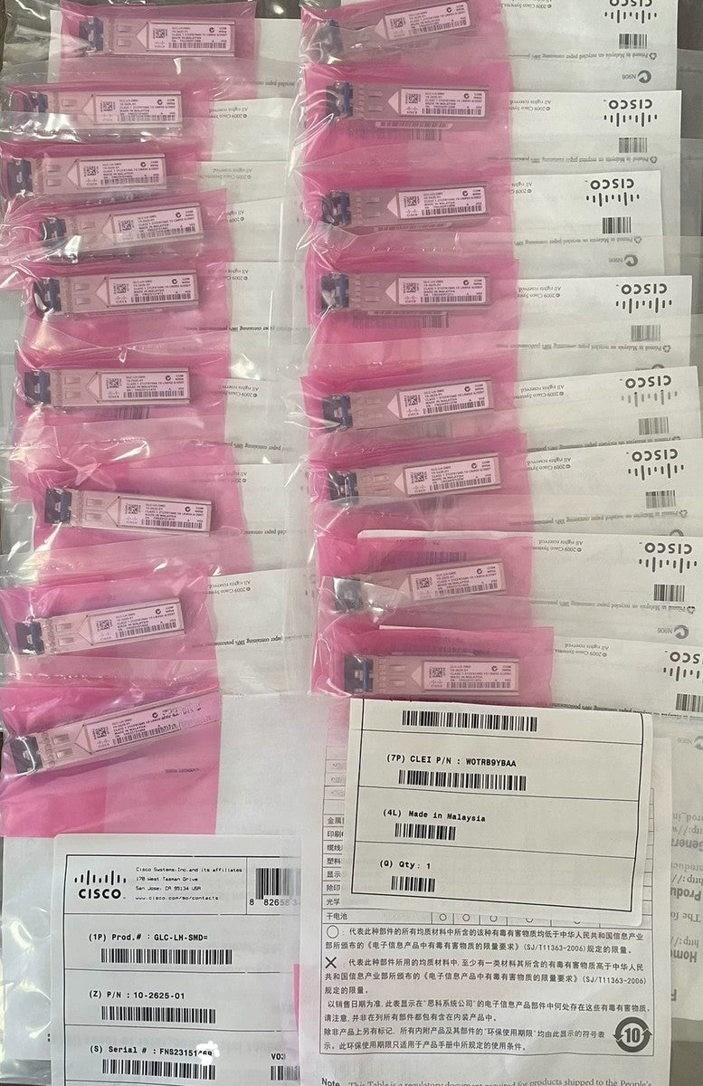 NEW Cisco GLC-LH-SMD (mini-GBIC Transceiver Module LX/LH SFP