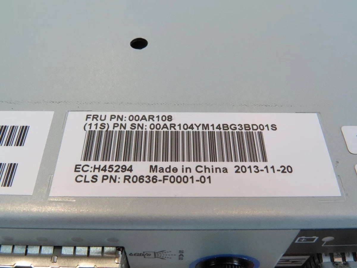 00AR108 IBM V3700 Storwize 4GB Can Node Canister Controller 00RY382 00AR004 2072|386299316146