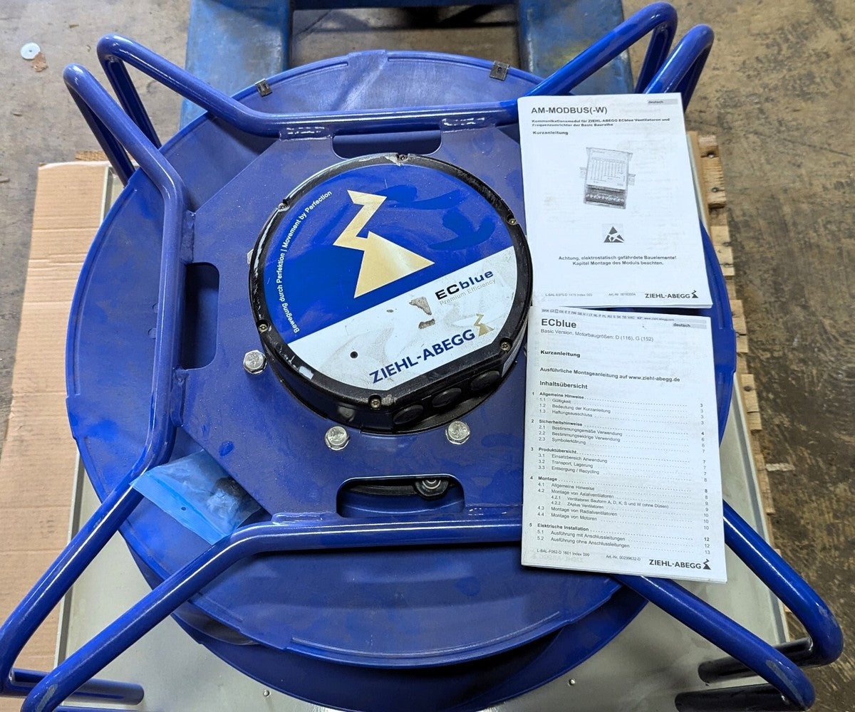 Ziehl - Abegg EC Blue Centrifugal Fan 175476 GR63V-ZIK.GL.VR 380-480v 3 ph.|257169737089