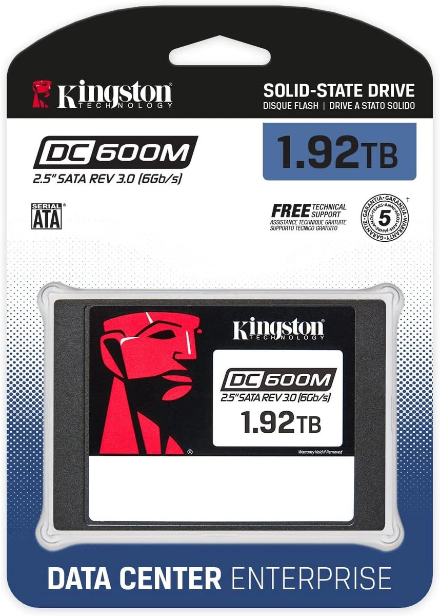 Kingston DC600M SSD 2.5” Enterprise SATA SSD - SEDC600M/1920G 1920GB