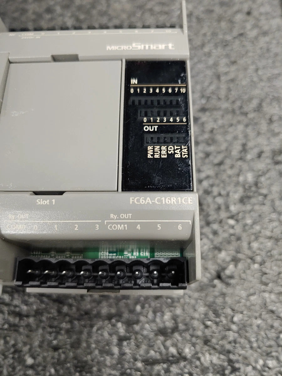 IDEC FC6A-C16R1CE FC6A MicroSmart PLC 16IO CPU 24VDC Relay|388110713576