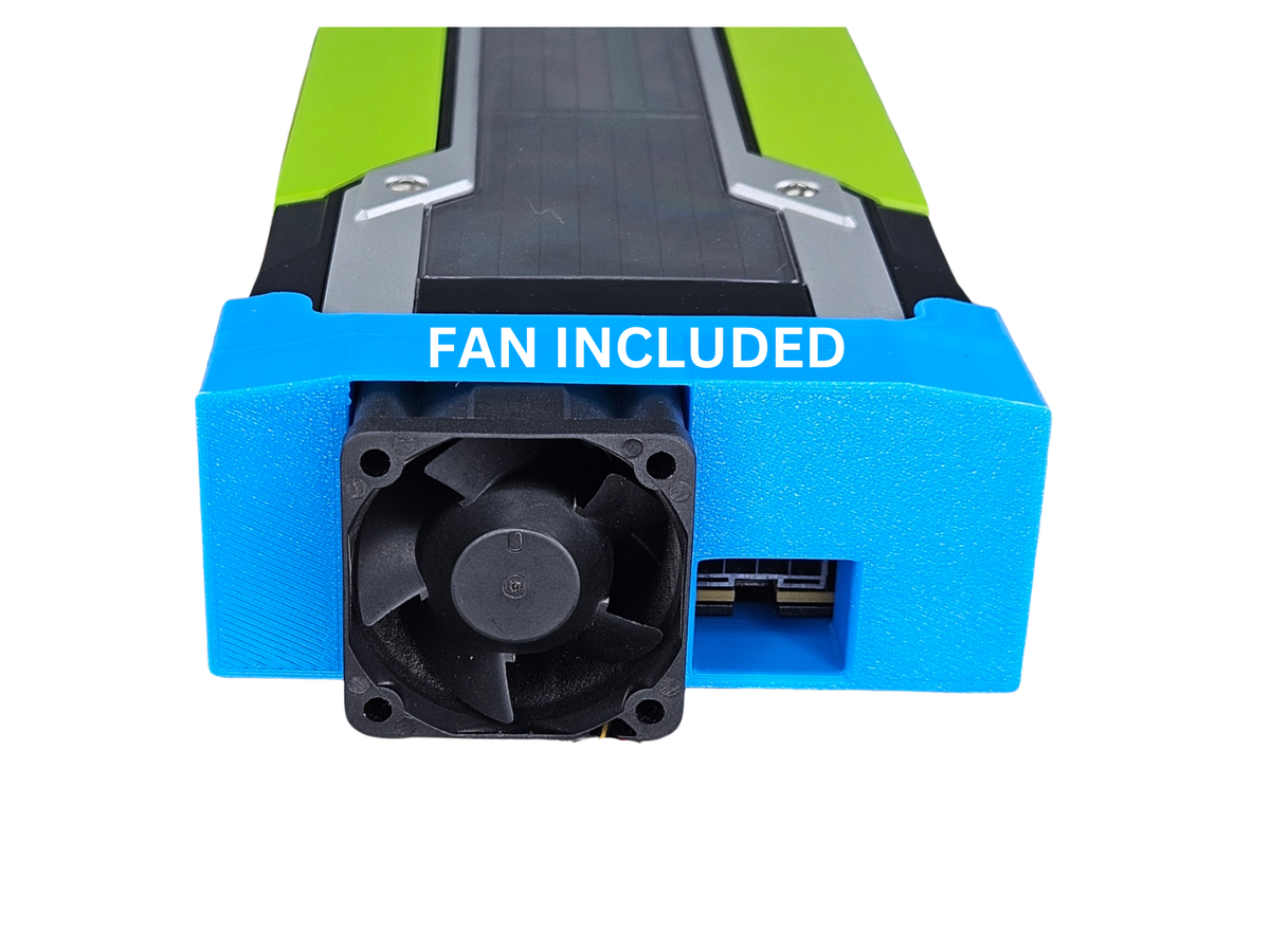 Nvidia Tesla GPU Cooling Fan Shroud CMP 100-210 K340 K520 Accelerator Card AI|286347387593