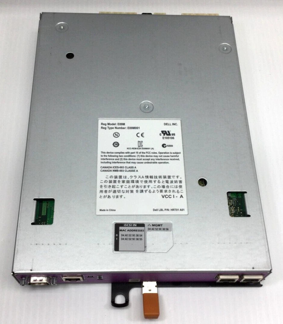 LOT OF 2 DELL 0NMJ7P E09M E09M001 HRT01 EQUALLOGIC PS4100 CONTROL MODULE 12|386995636254