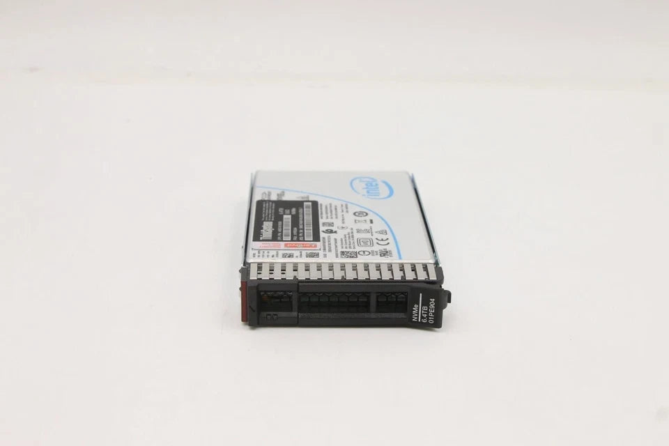 Lenovo ThinkSystem 4XB7A13938 01PE904 6.4TB 2.5 NVME PCIE Solid State Drive SSD