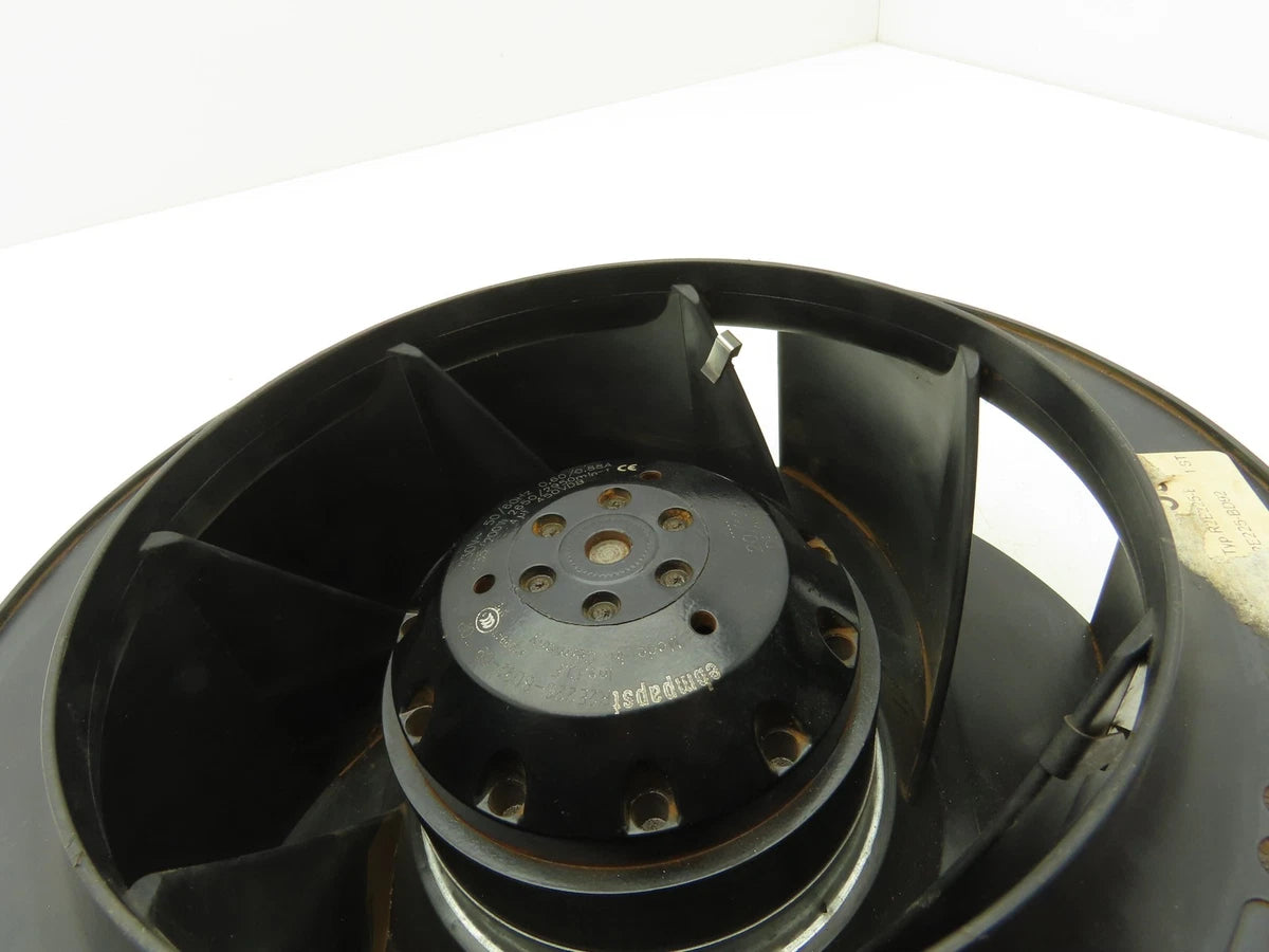 EBM-Papst R2E225-BD92-09 Centrifugal Blower Fan 225mm 200W 230V 1PH 2950RPM